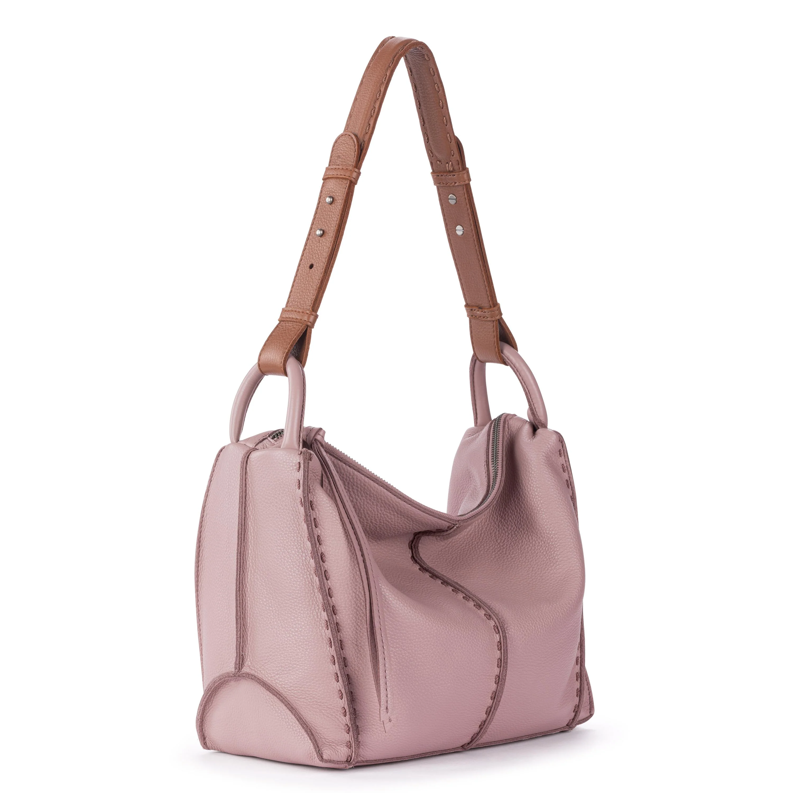 Los Feliz Hobo - Leather - Rosewood - Image 3