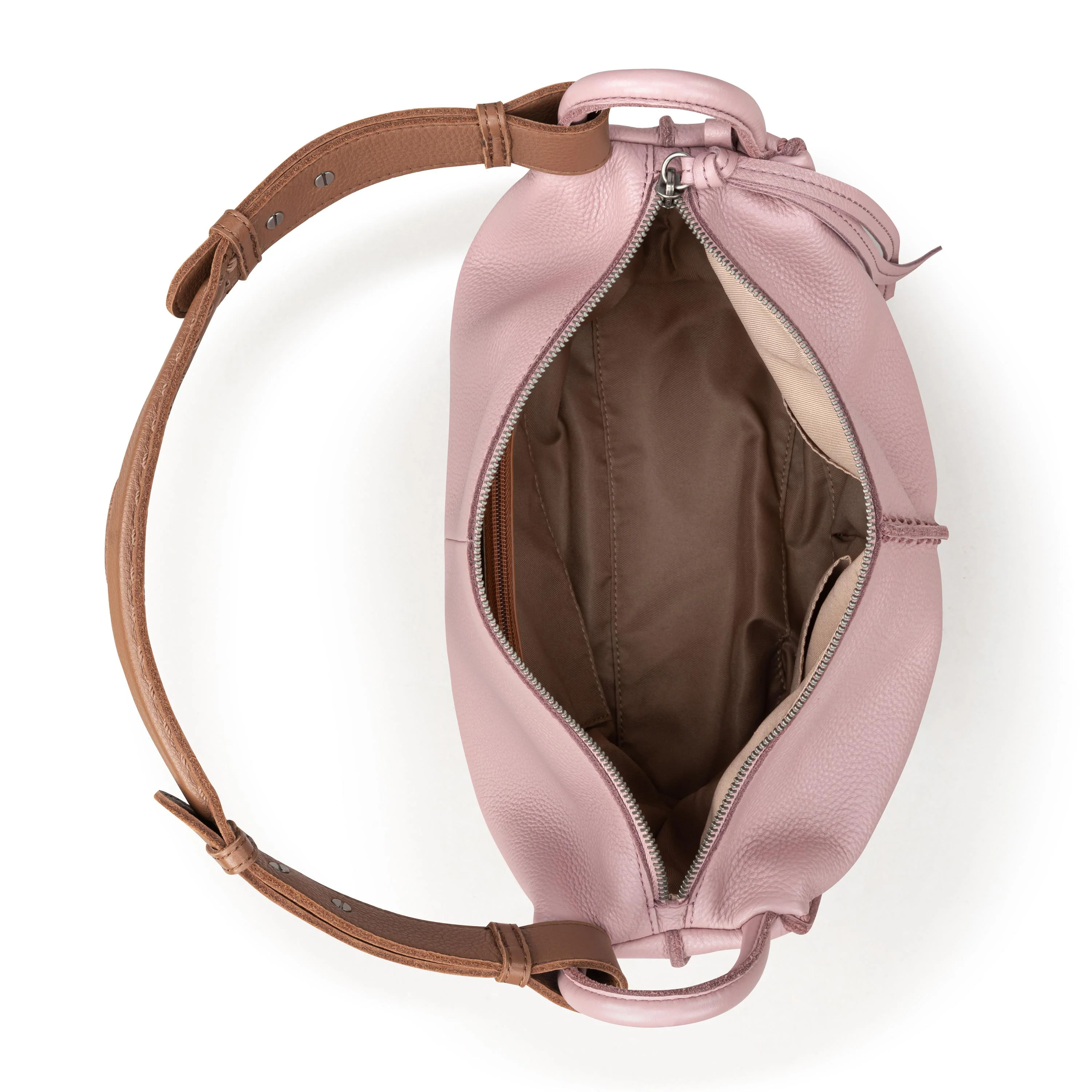 Los Feliz Hobo - Leather - Rosewood - Image 4