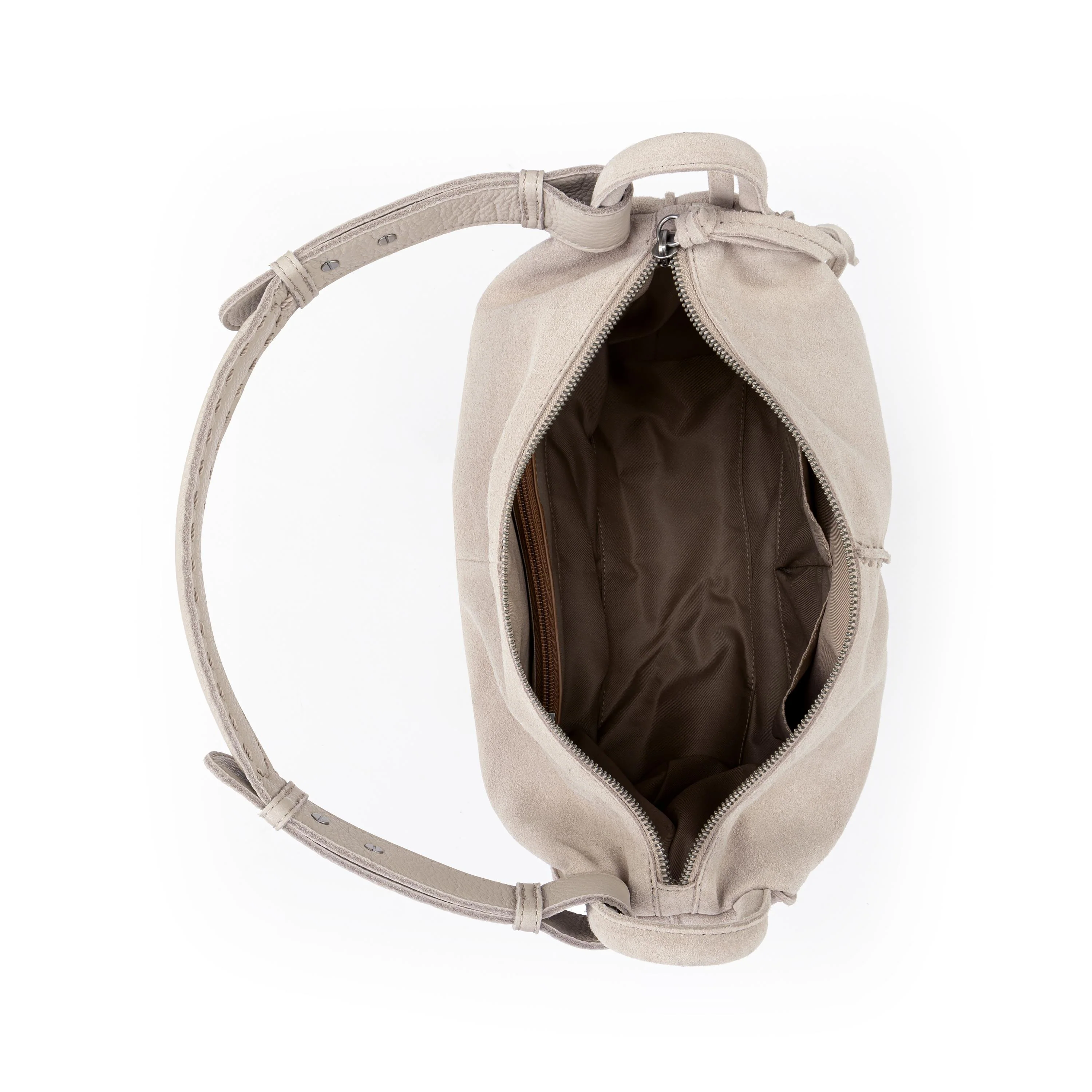 Los Feliz Hobo - Leather - Sand Suede - Image 4