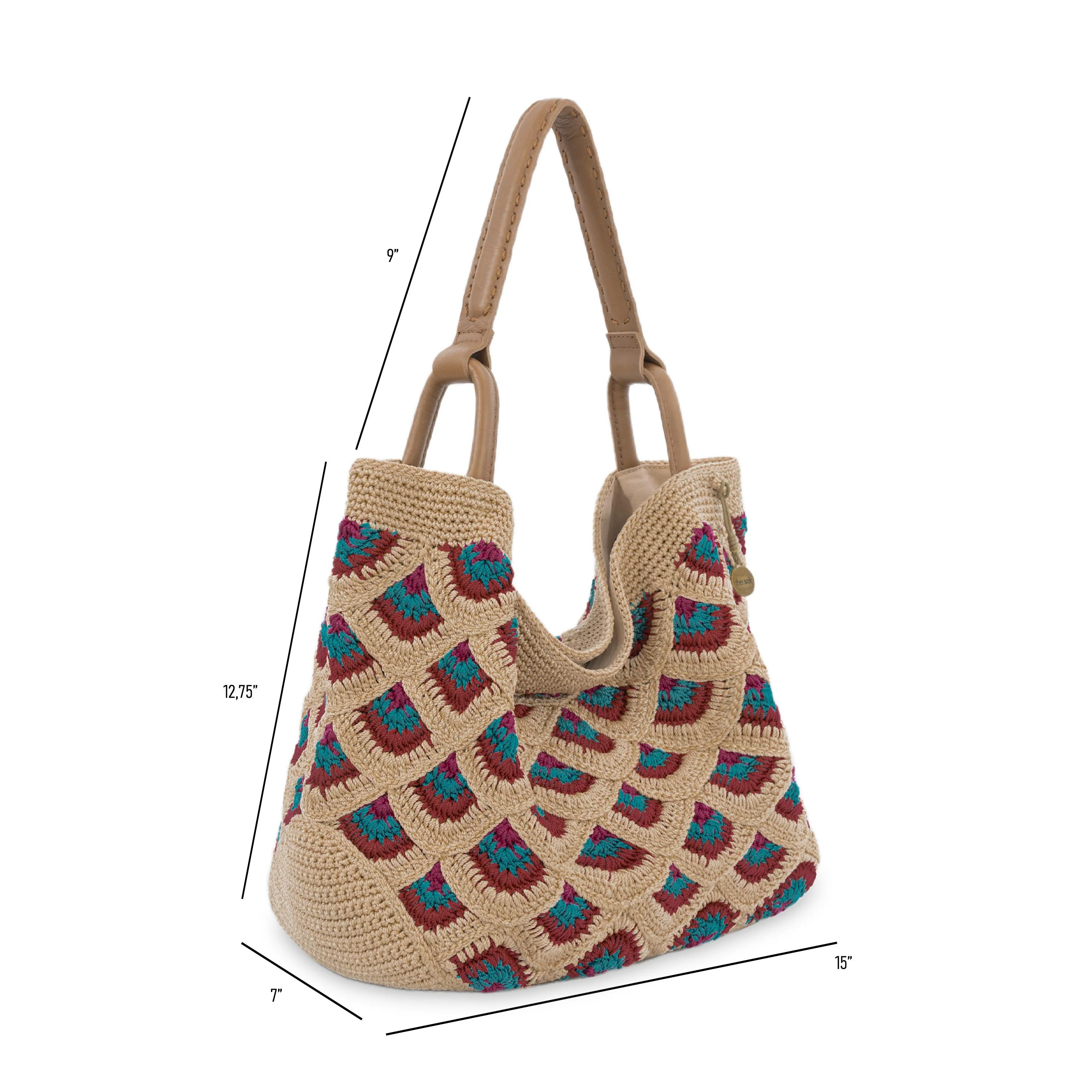 Los Feliz Large Tote - Hand Crochet - Bamboo Mermaid - Image 6