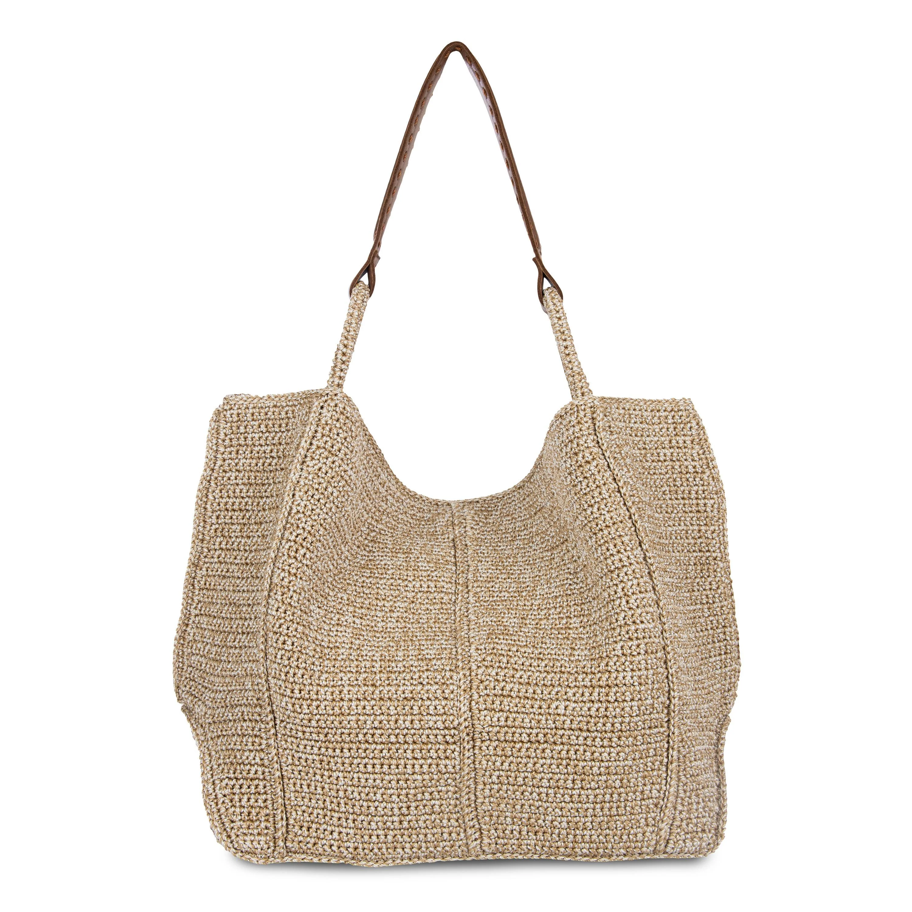 Los Feliz Large Tote - Hand Crochet - Bamboo Static - Image 5