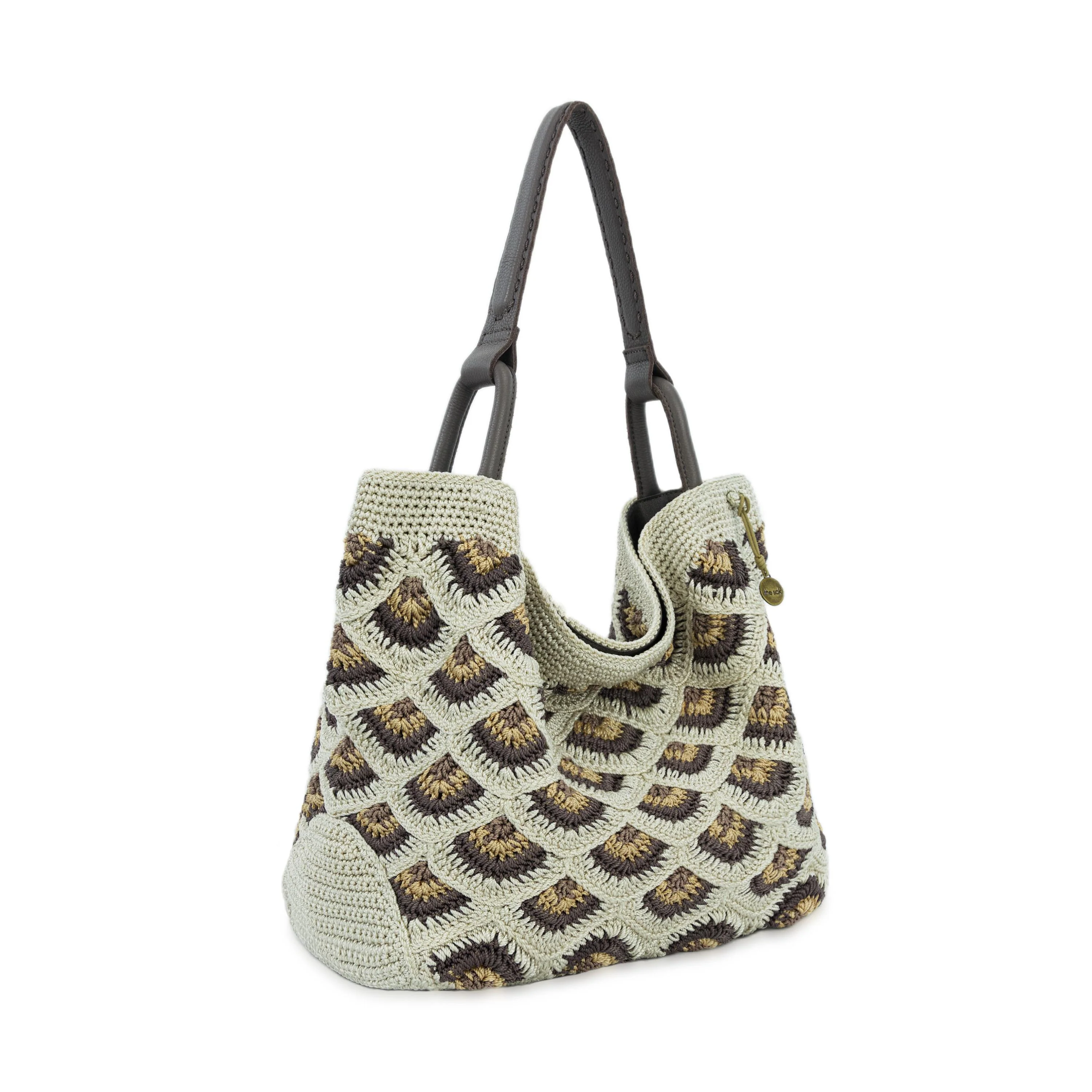Los Feliz Large Tote - Hand Crochet - Natural Mermaid - Image 2