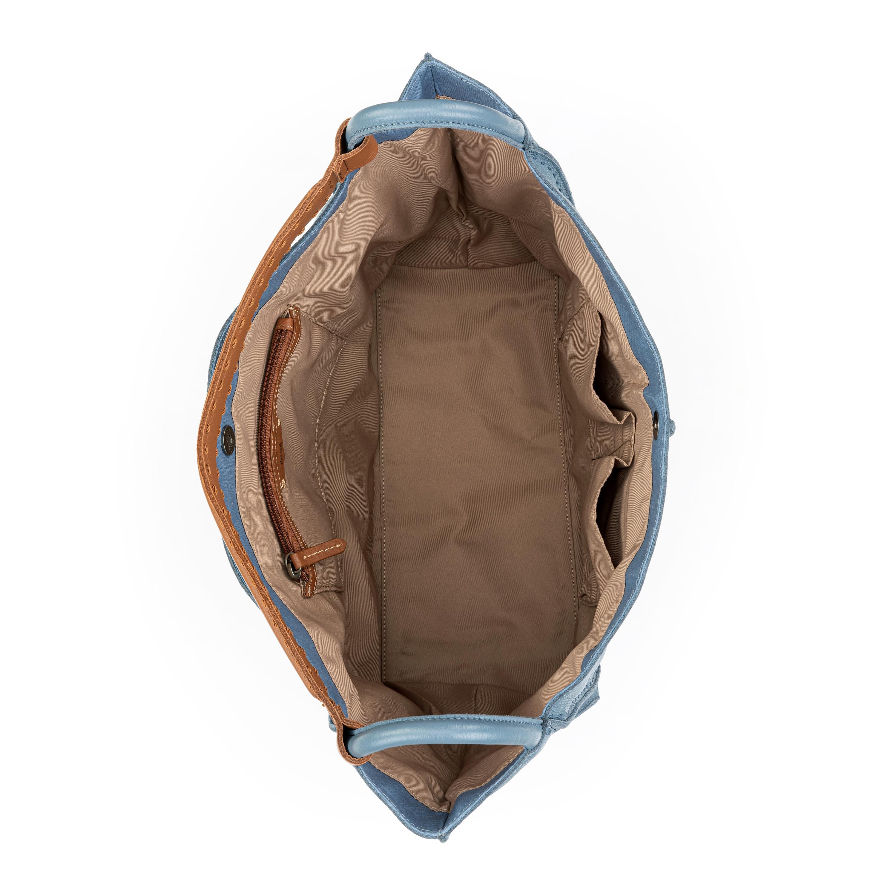 Los Feliz Large Tote - Leather - Maritime - Image 3