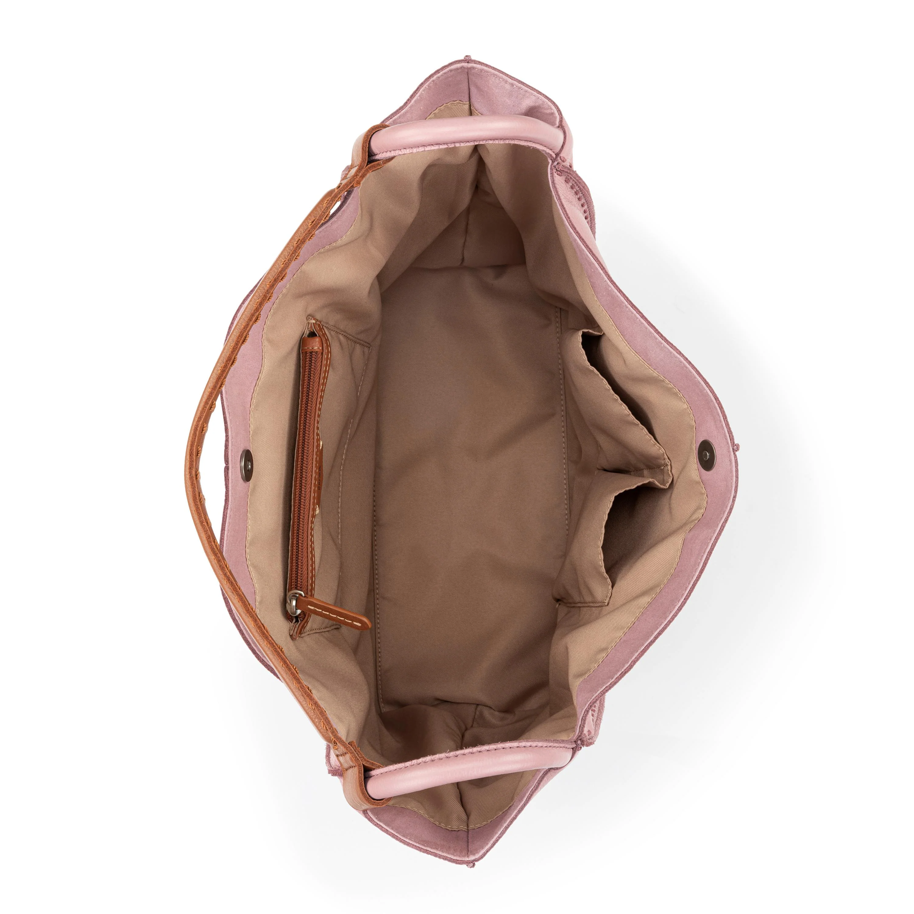 Los Feliz Large Tote - Leather - Rosewood - Image 4