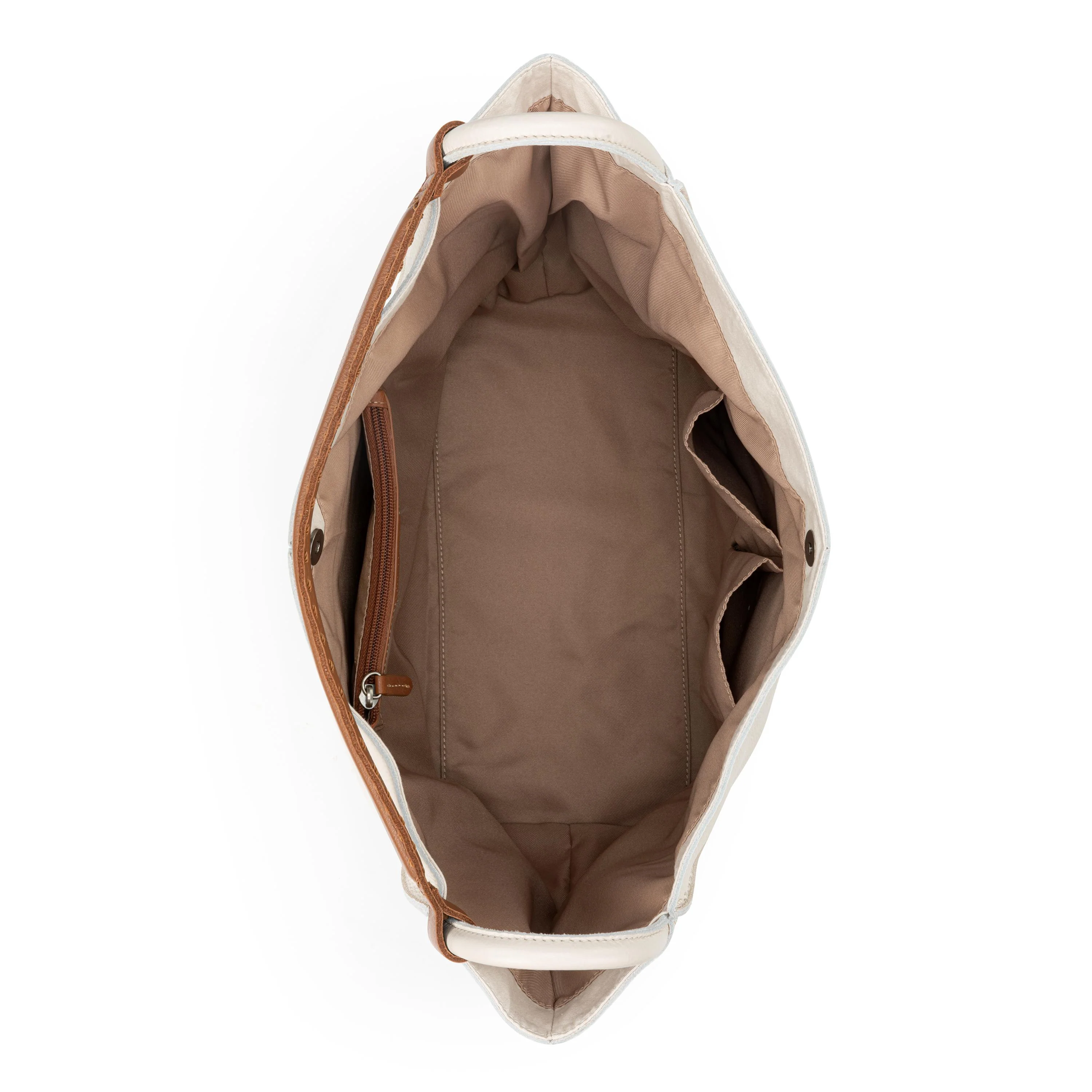 Los Feliz Large Tote - Leather - Stone - Image 4