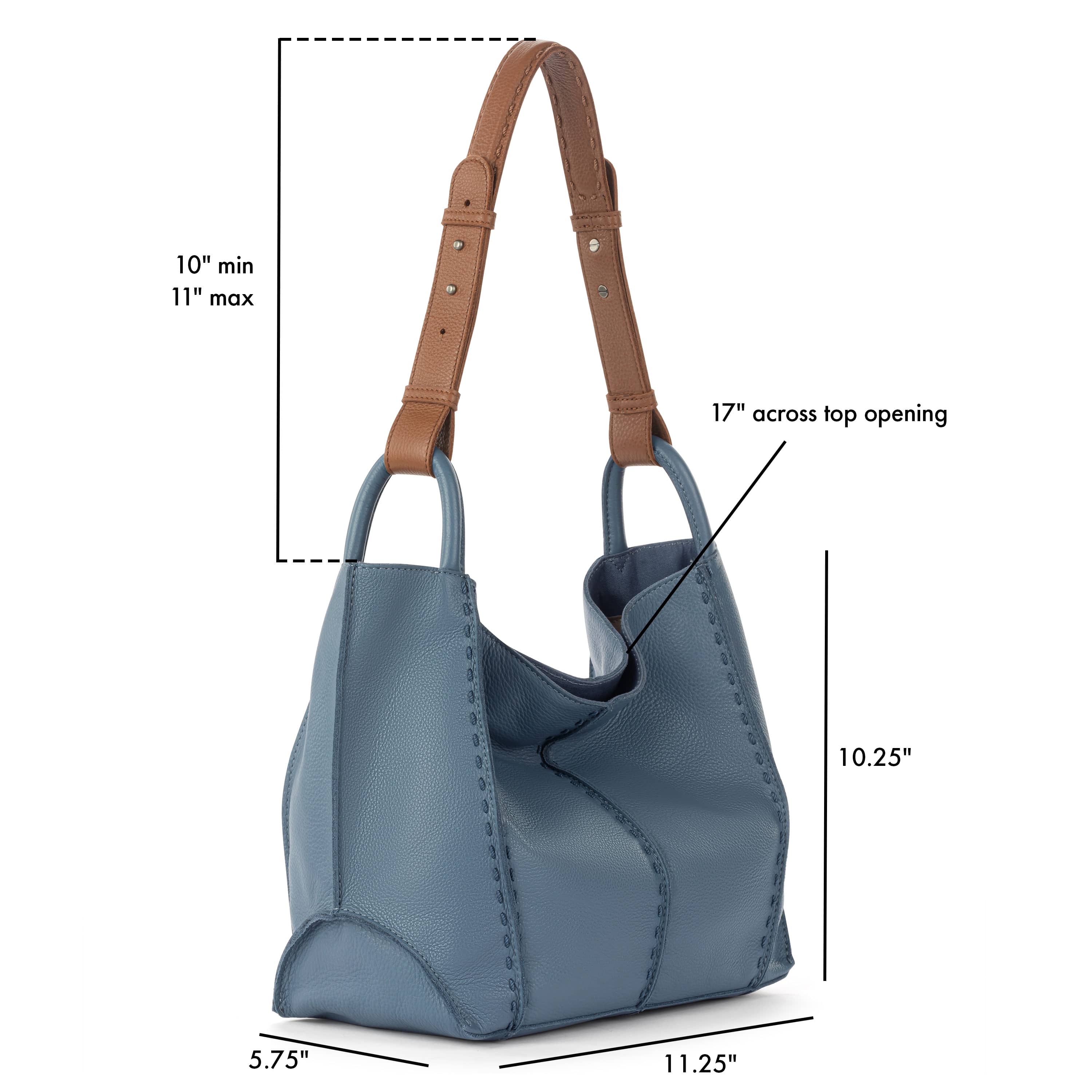 Los Feliz Medium Tote - Leather - Maritime - Image 6