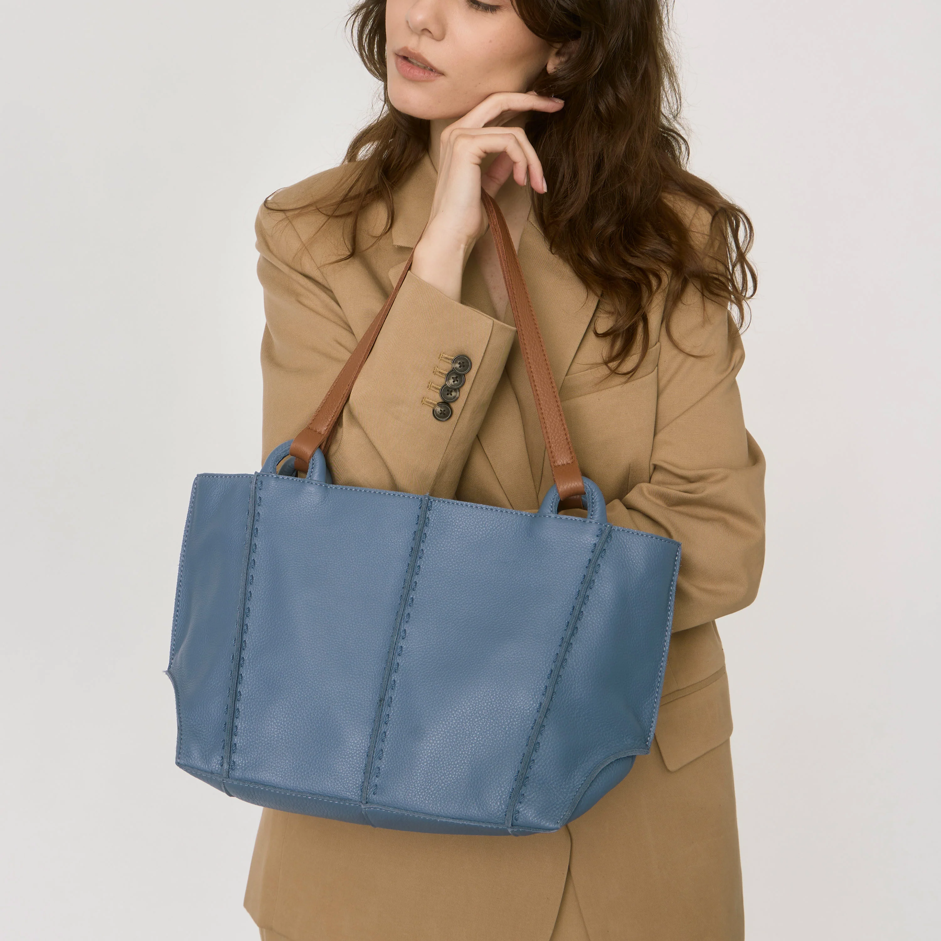 Los Feliz Satchel - Leather - Maritime - Image 2