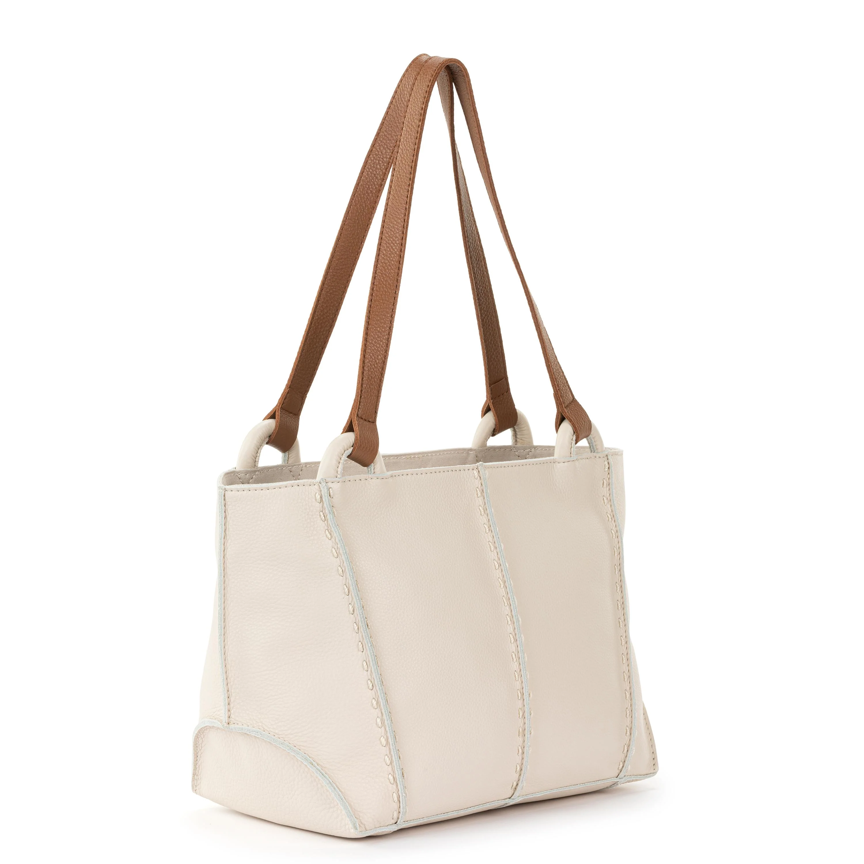 Los Feliz Satchel - Leather - Stone - Image 3