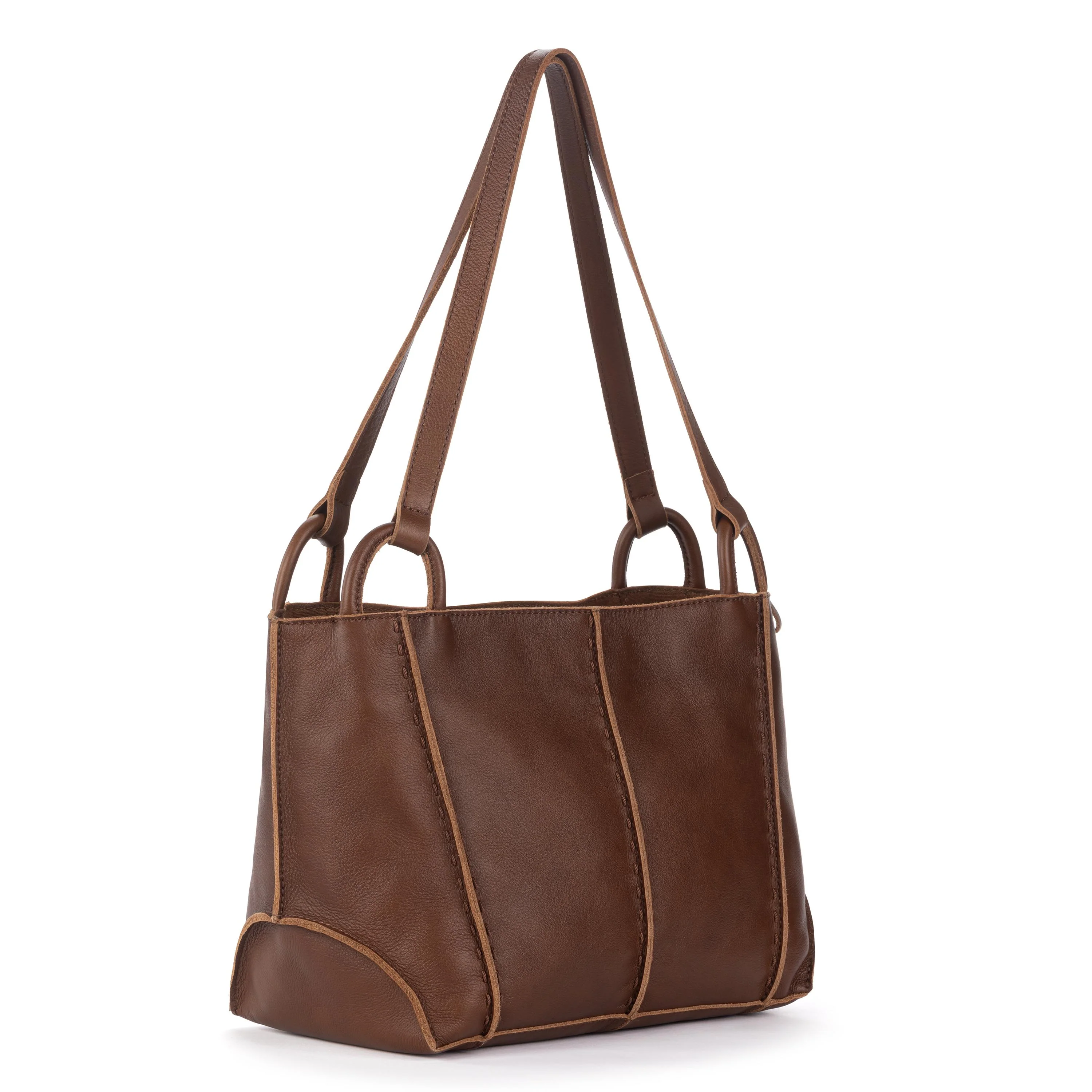 Los Feliz Satchel - Leather - Whiskey - Image 3