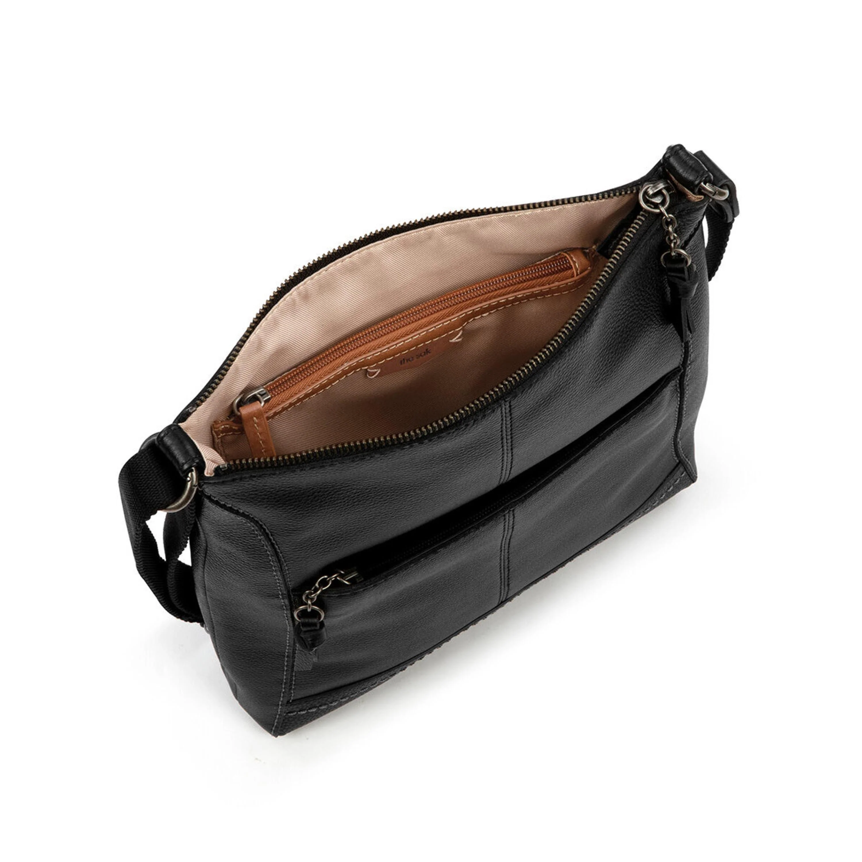 Lucia Crossbody - Leather - Black - Image 4