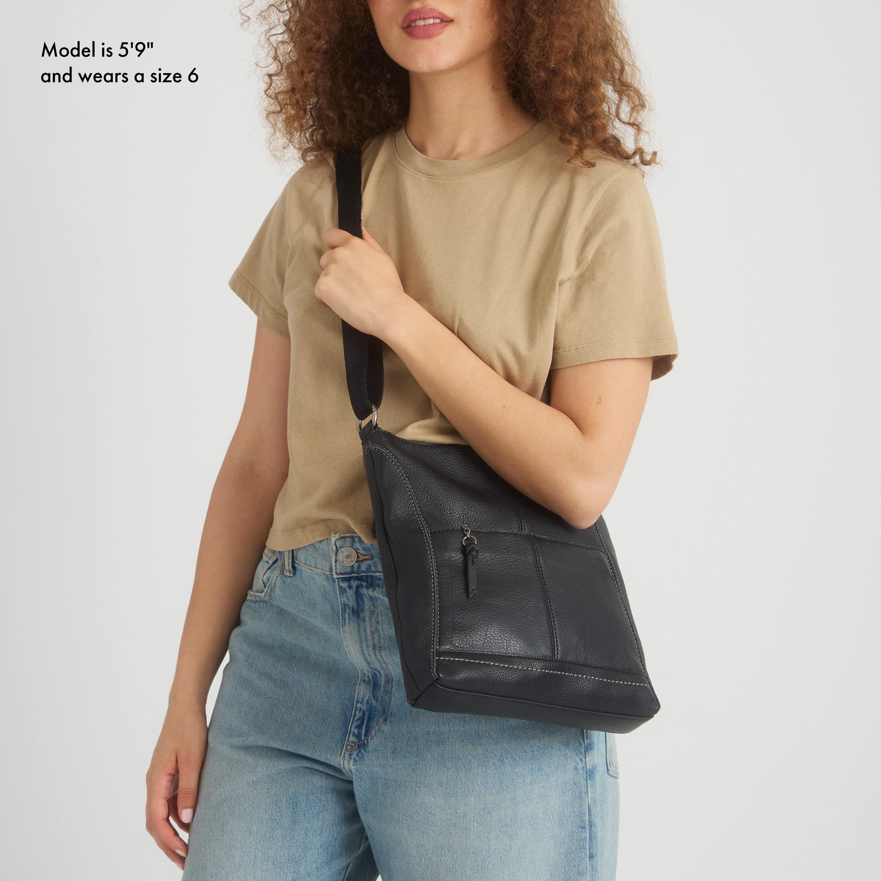 Lucia Crossbody - Leather - Black - Image 6
