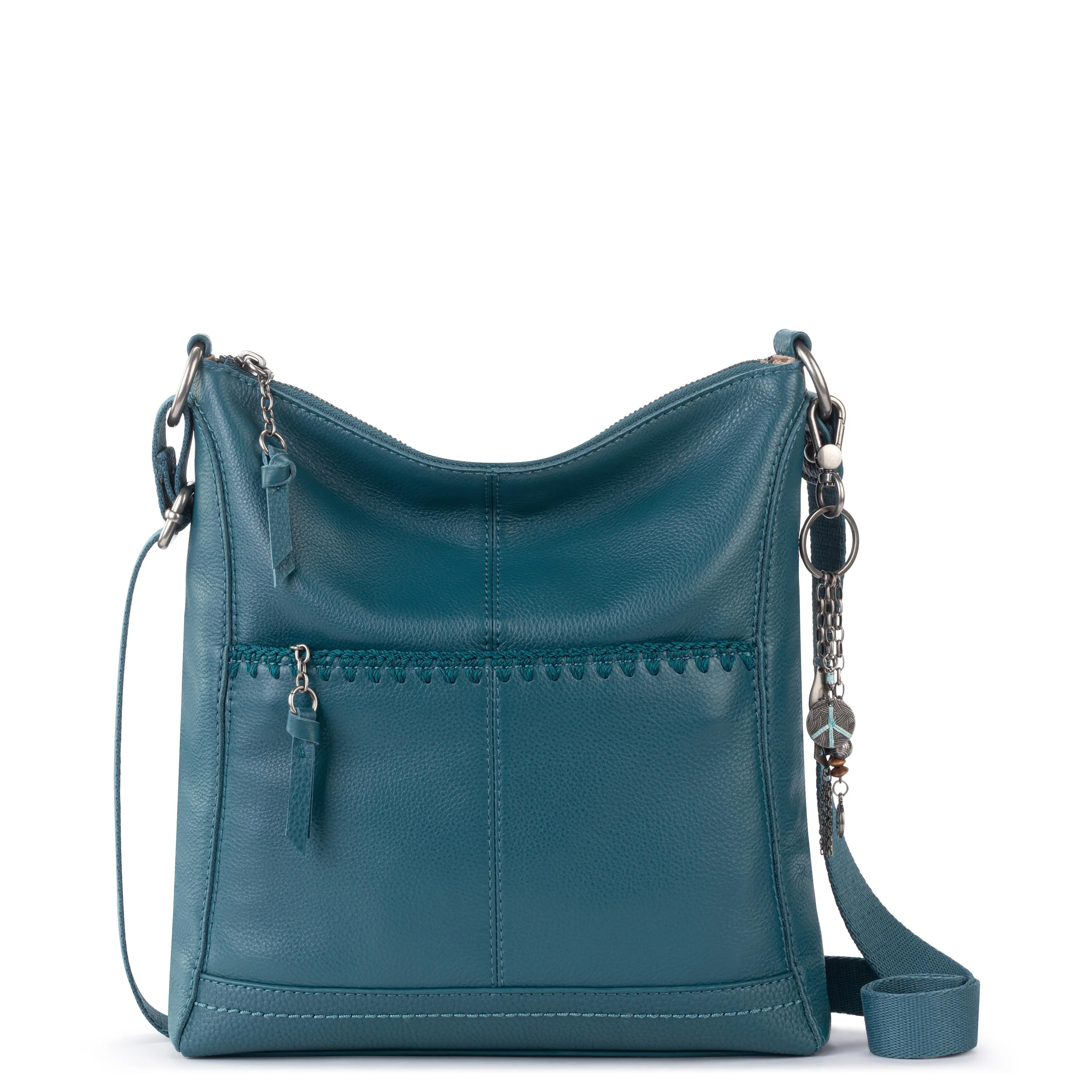 Lucia Crossbody - Leather - Deep Teal