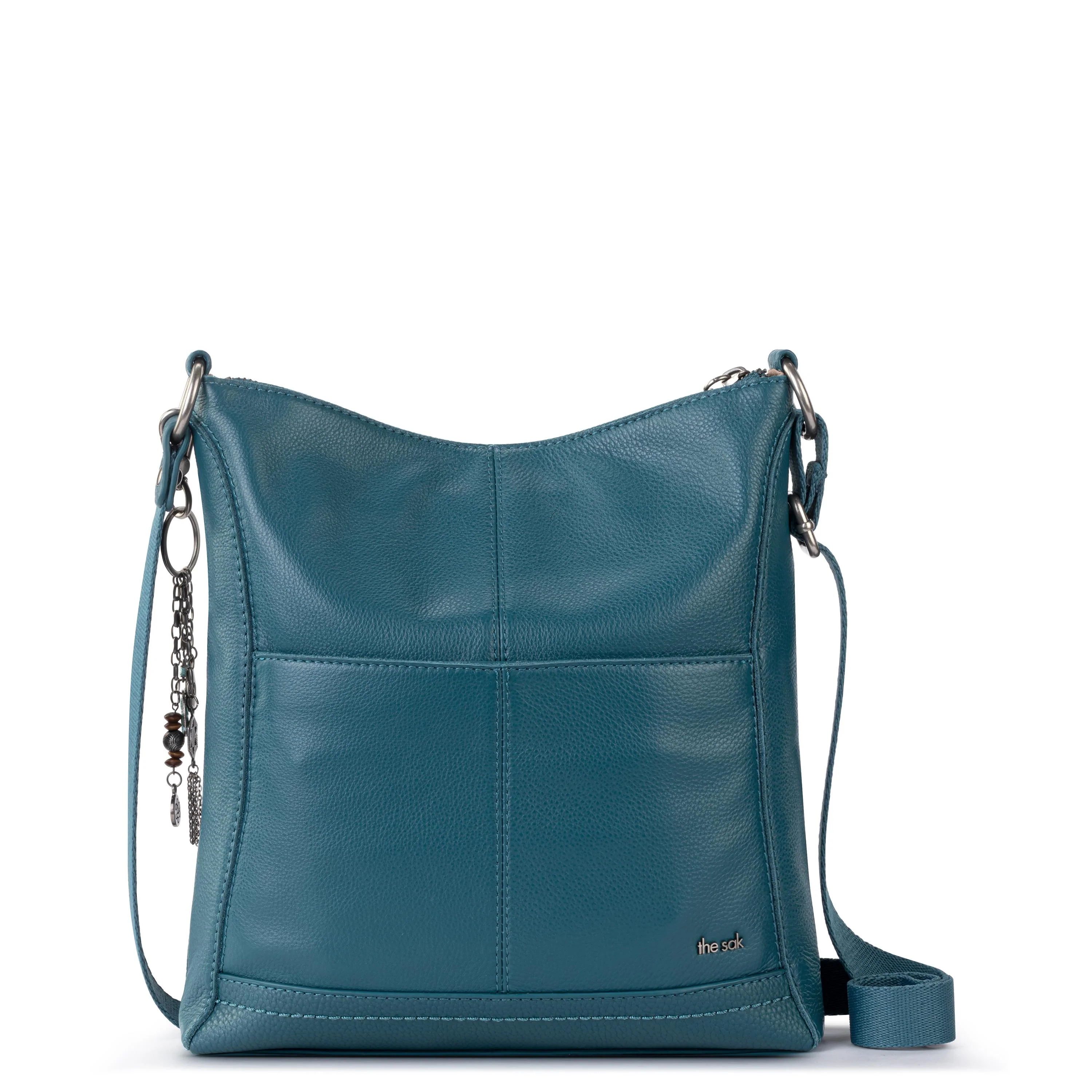 Lucia Crossbody - Leather - Deep Teal - Image 5