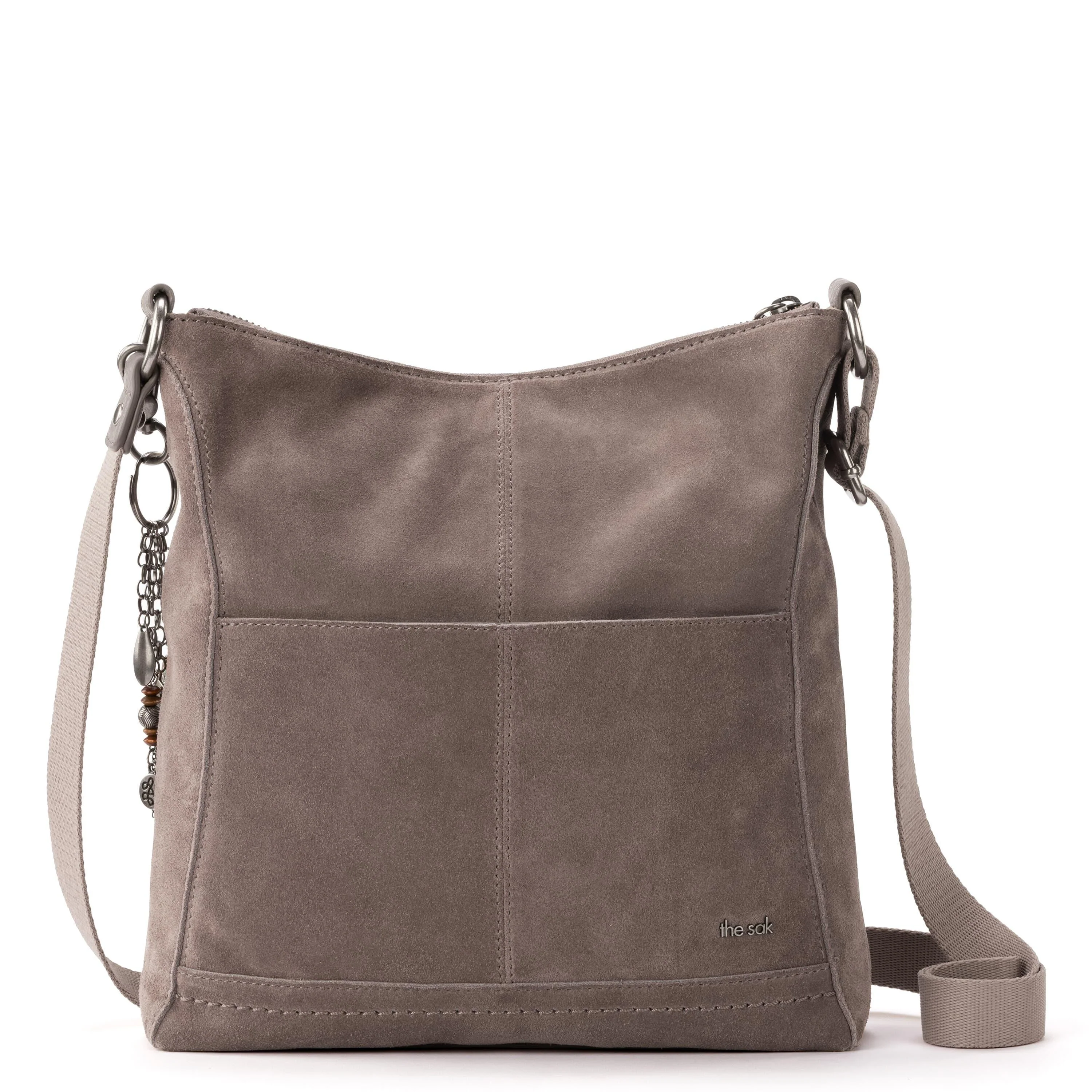 Lucia Crossbody - Leather - Mushroom Suede - Image 6