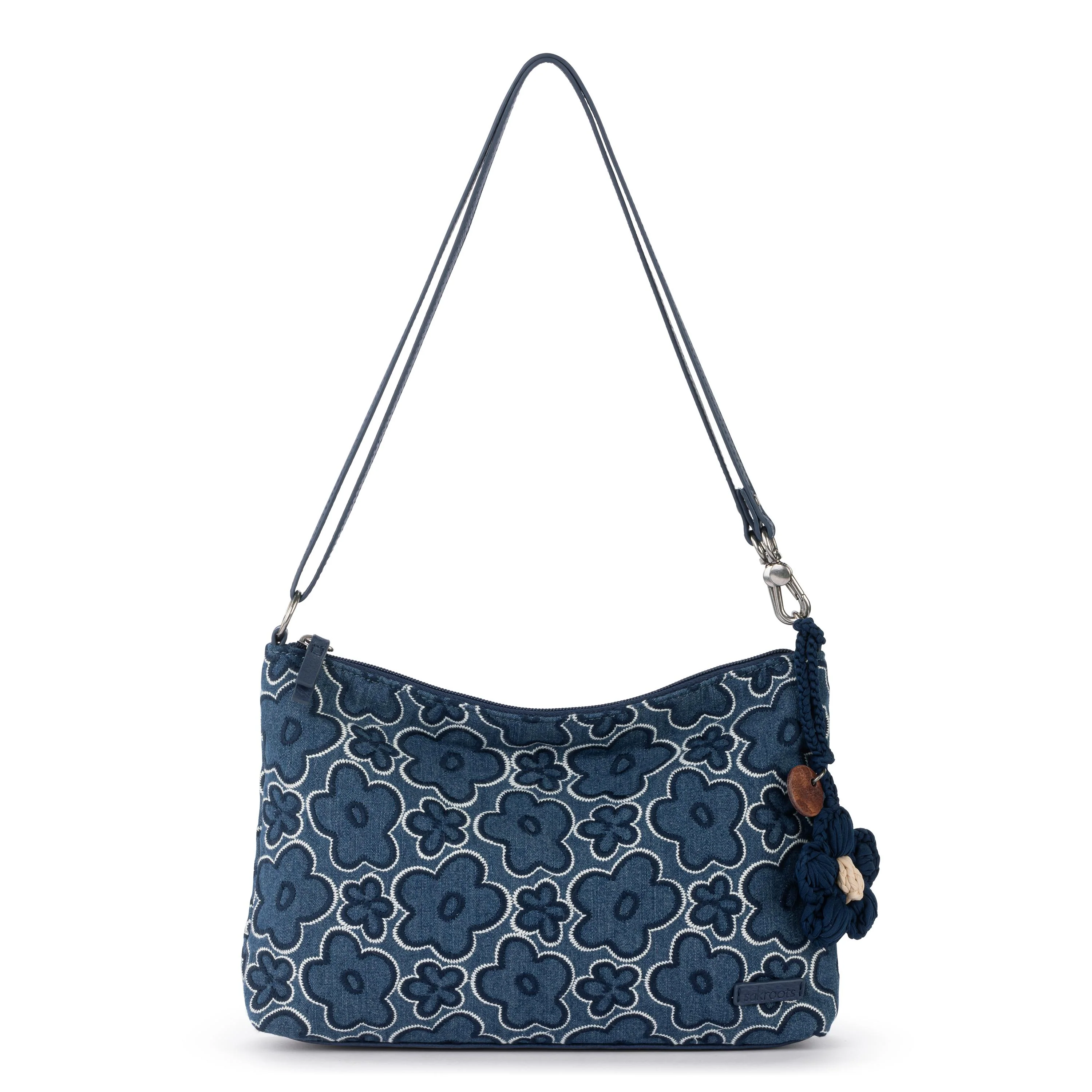 Lumi Crossbody - Denim - Denim Retro Flower