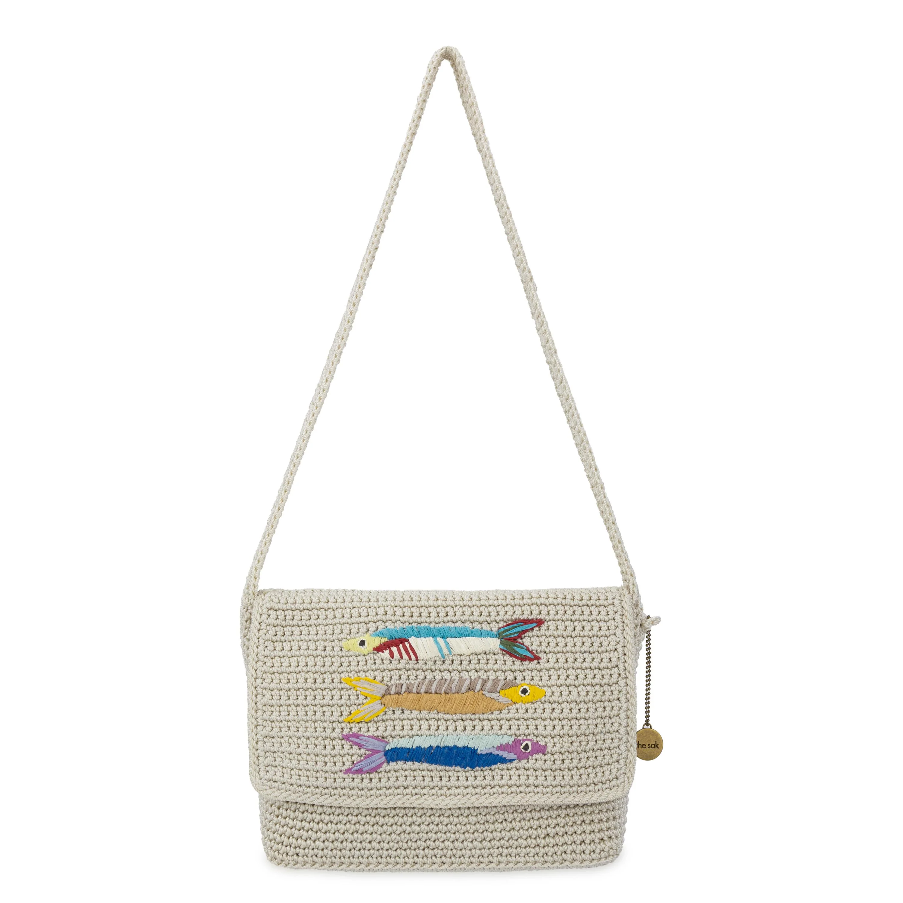 Marlow Flap Shoulder Bag - Hand Crochet - Sardines