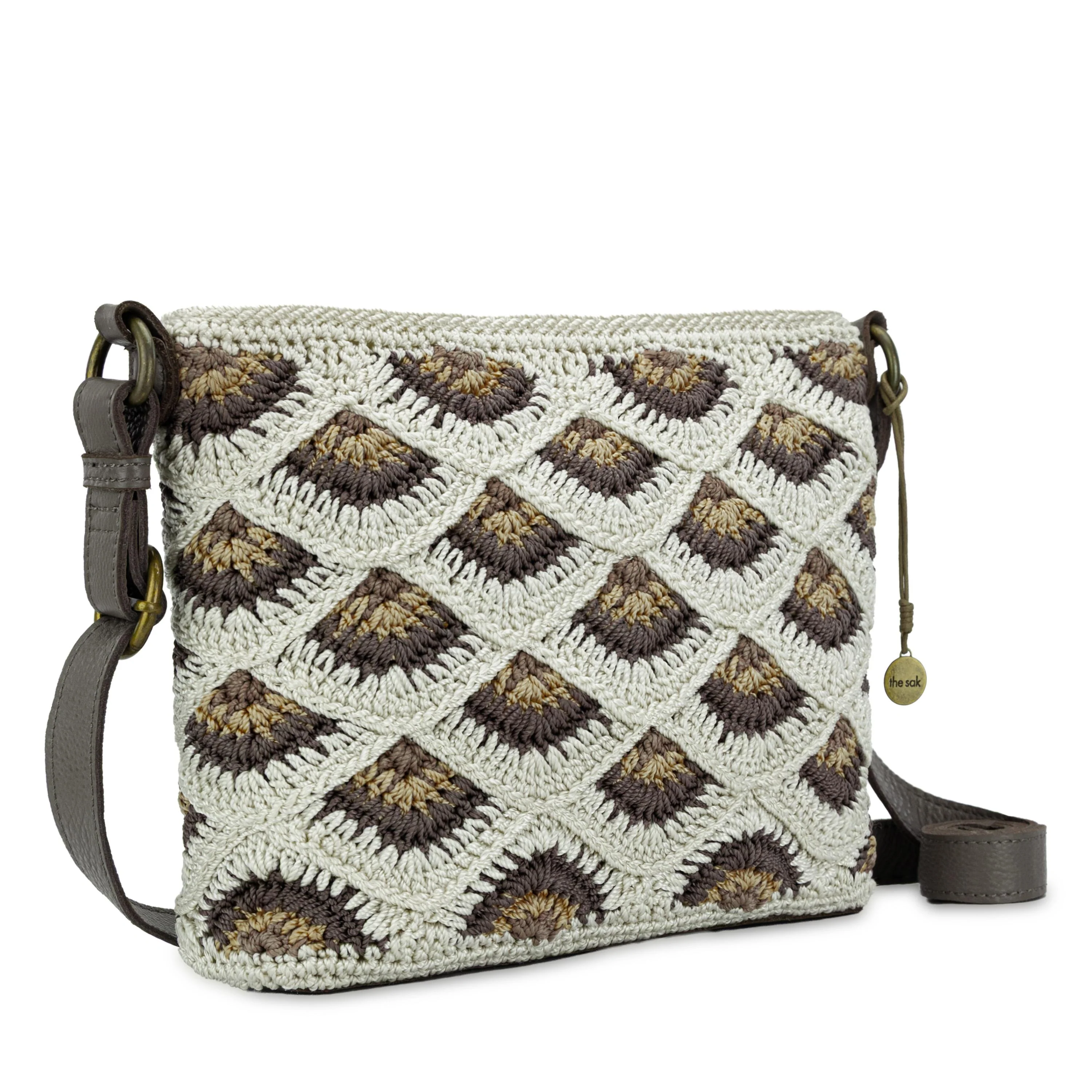 Melrose Crossbody - Hand Crochet - Natural Mermaid - Image 3