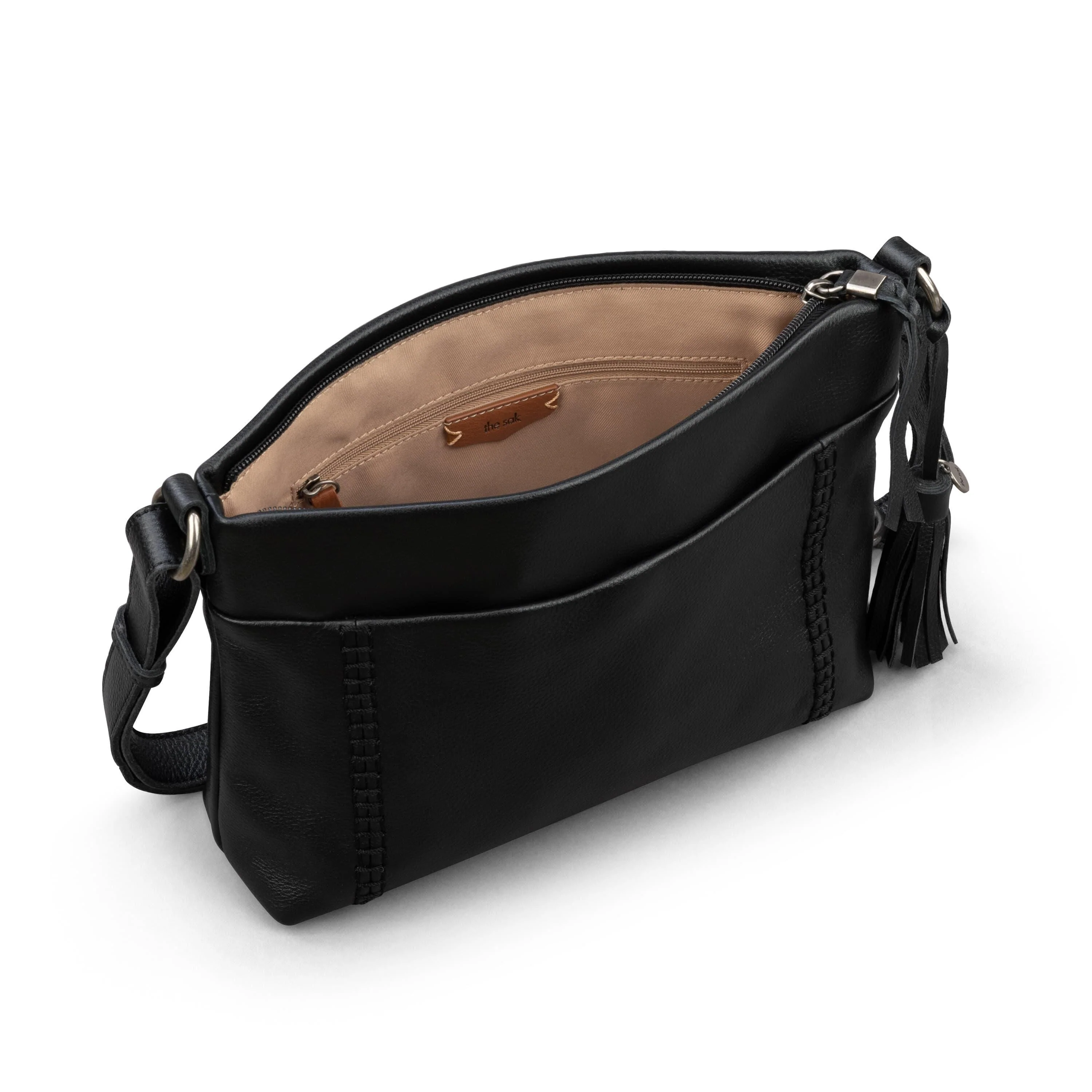 Melrose Crossbody - Leather - Black - Image 4