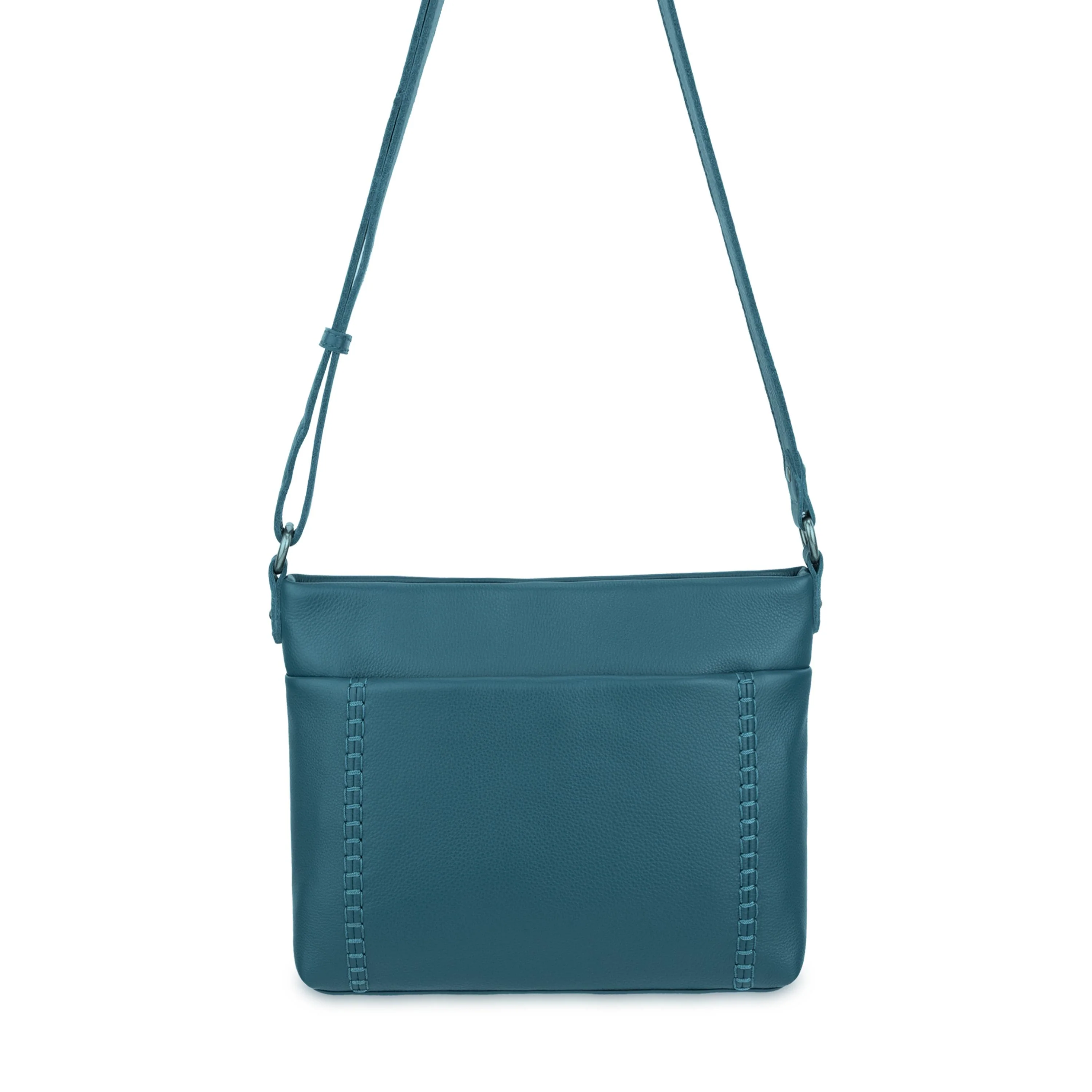Melrose Crossbody - Leather - Deep Teal - Image 2