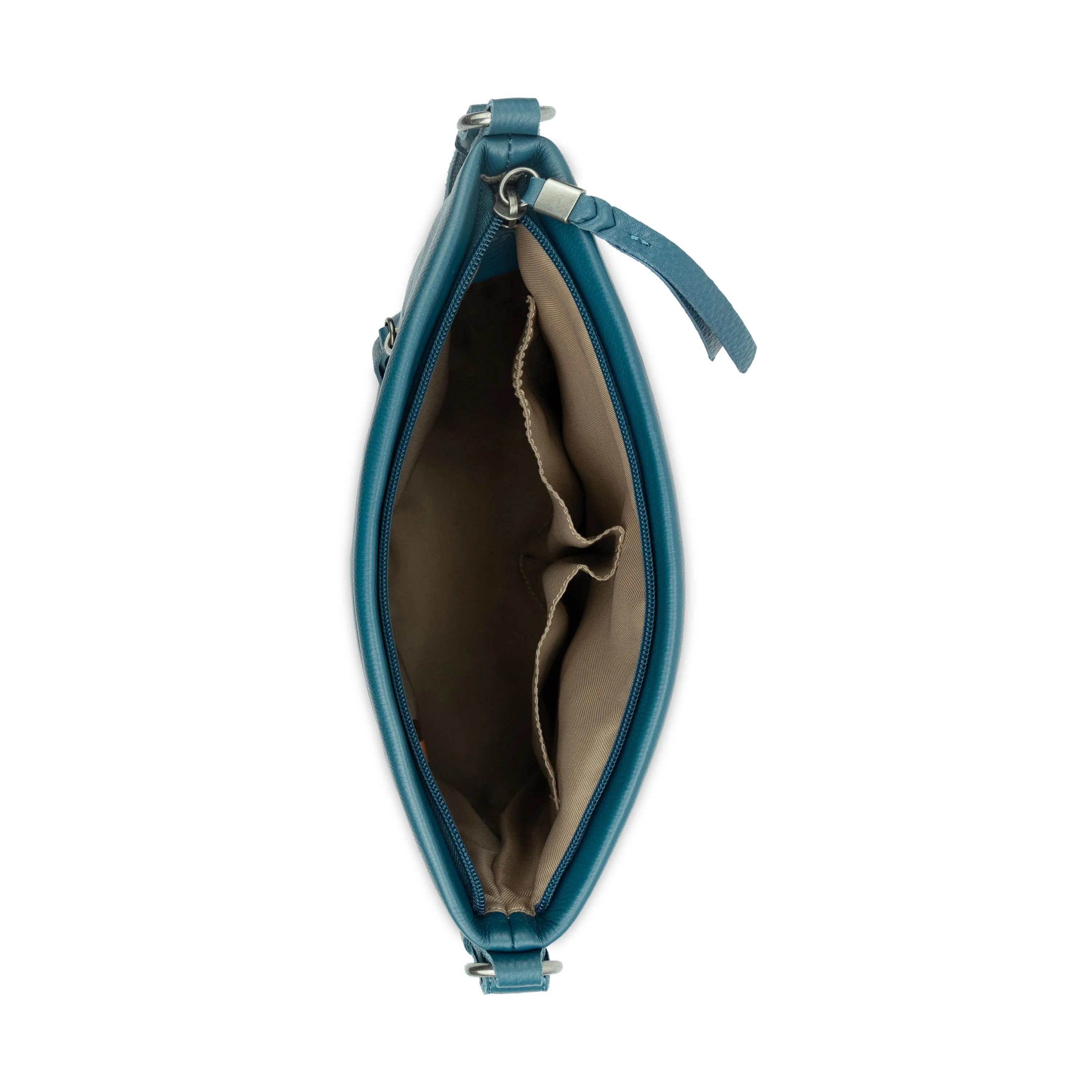 Melrose Crossbody - Leather - Deep Teal - Image 4