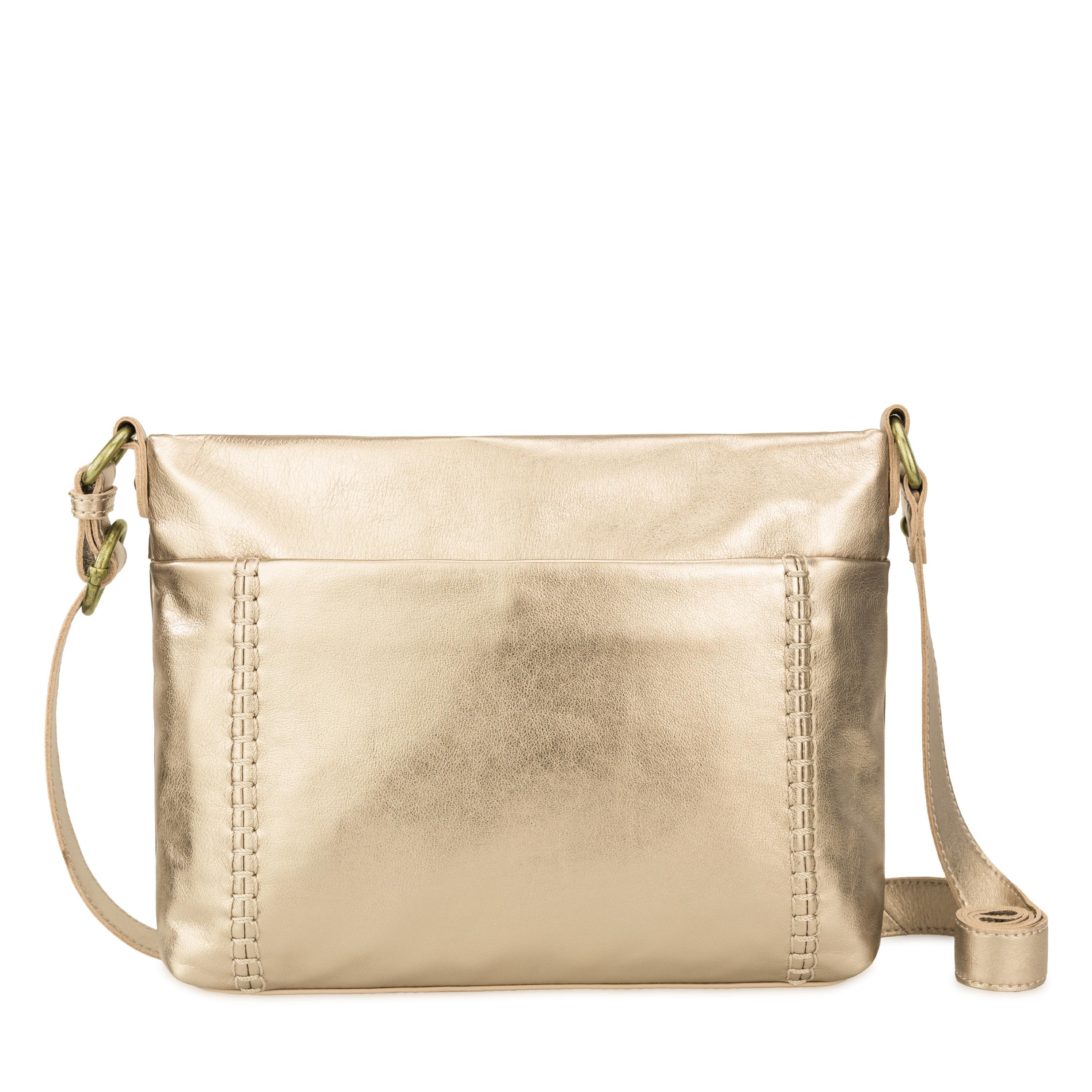 Melrose Crossbody - Leather - Light Gold