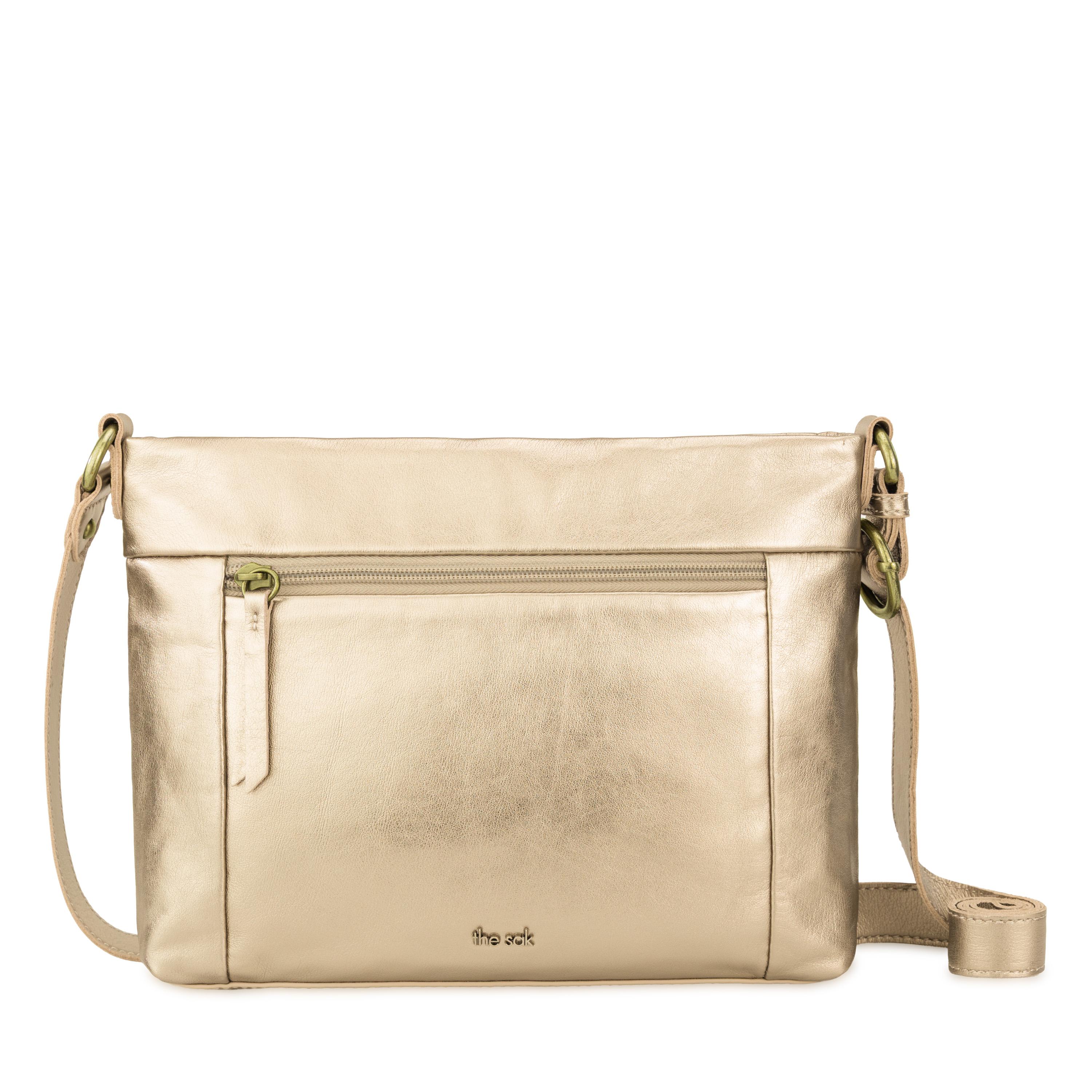Melrose Crossbody - Leather - Light Gold - Image 5