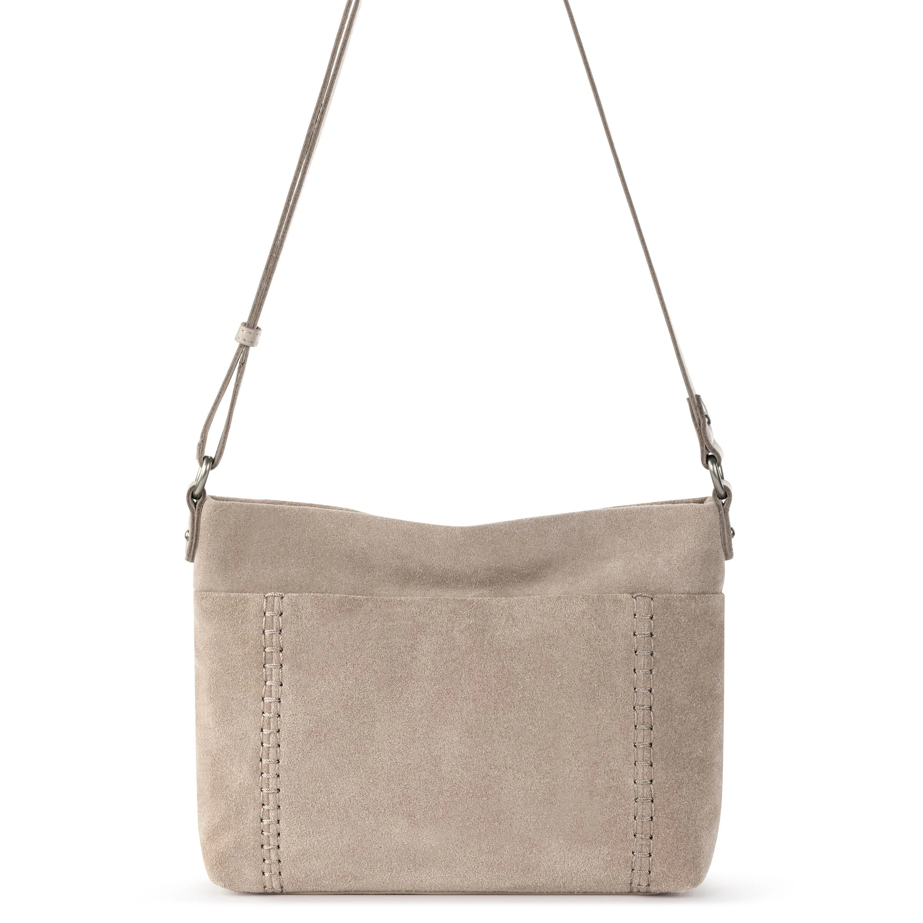 Melrose Crossbody - Leather - Sand Suede - Image 3