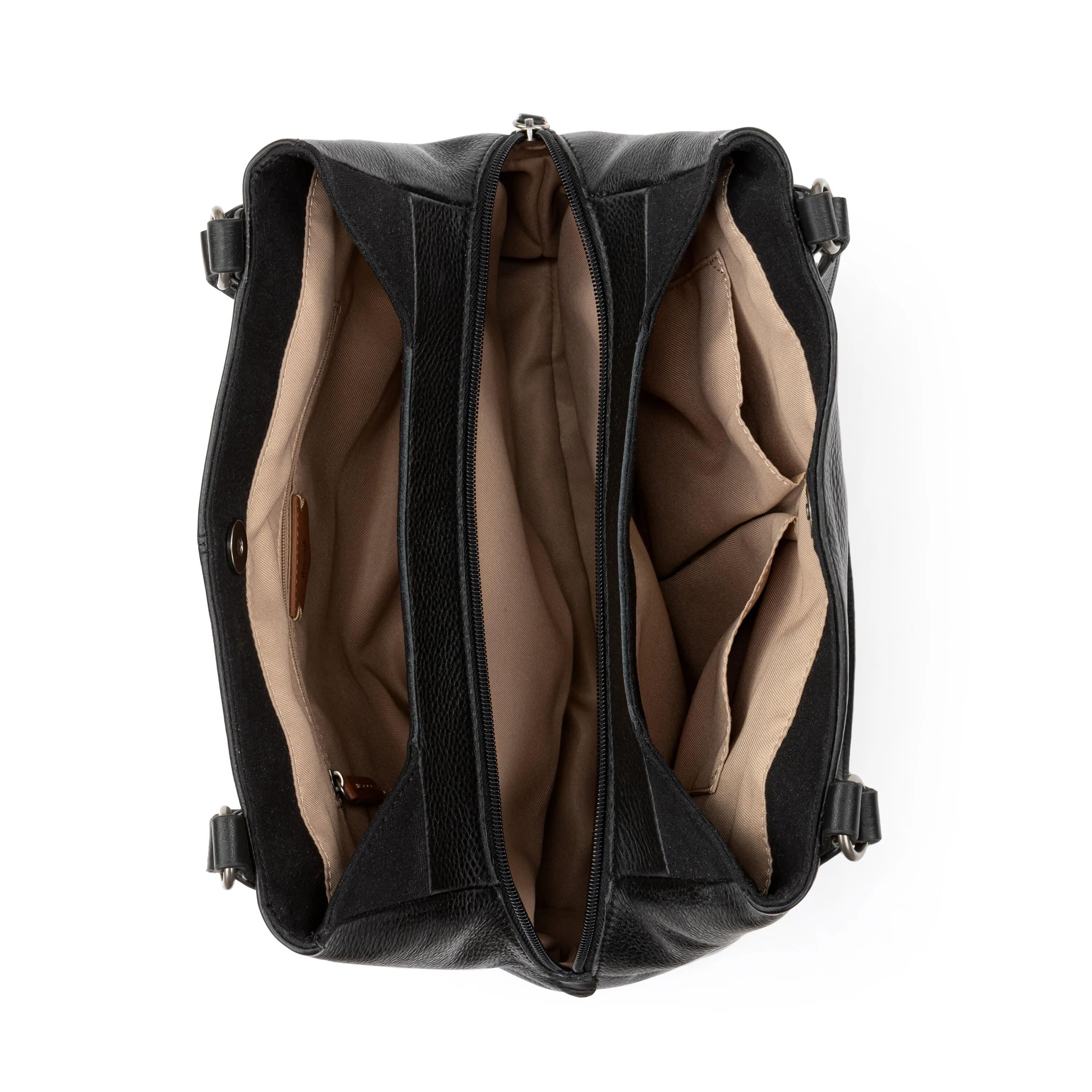 Melrose Satchel - Leather - Black - Image 4