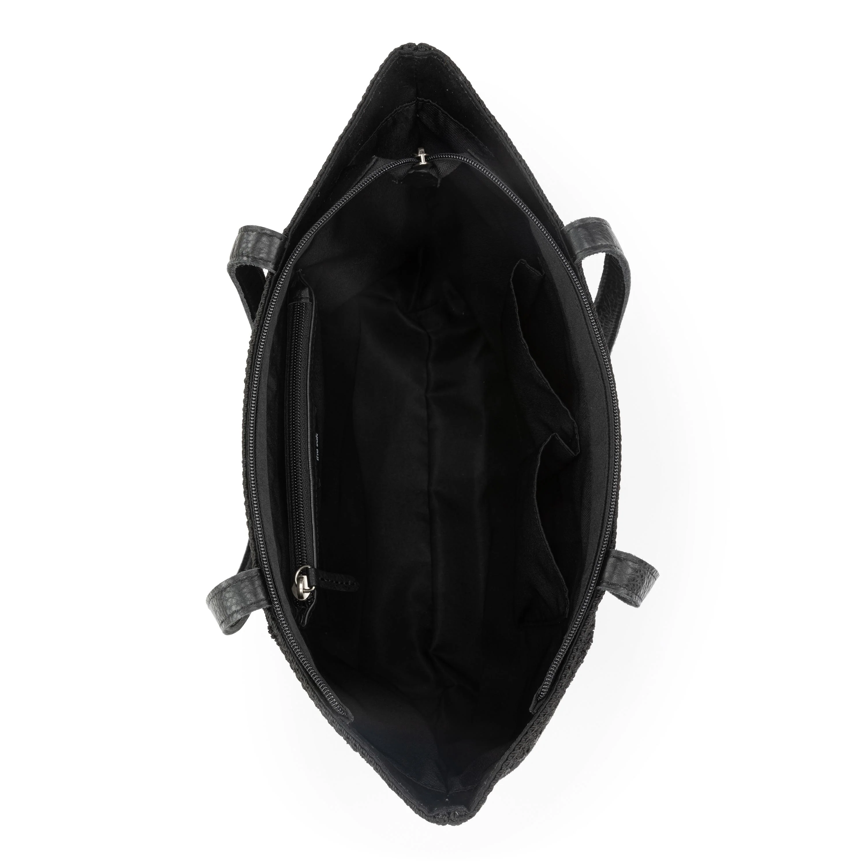 Metro Tote - Leather - Black Suede Patch - Image 3