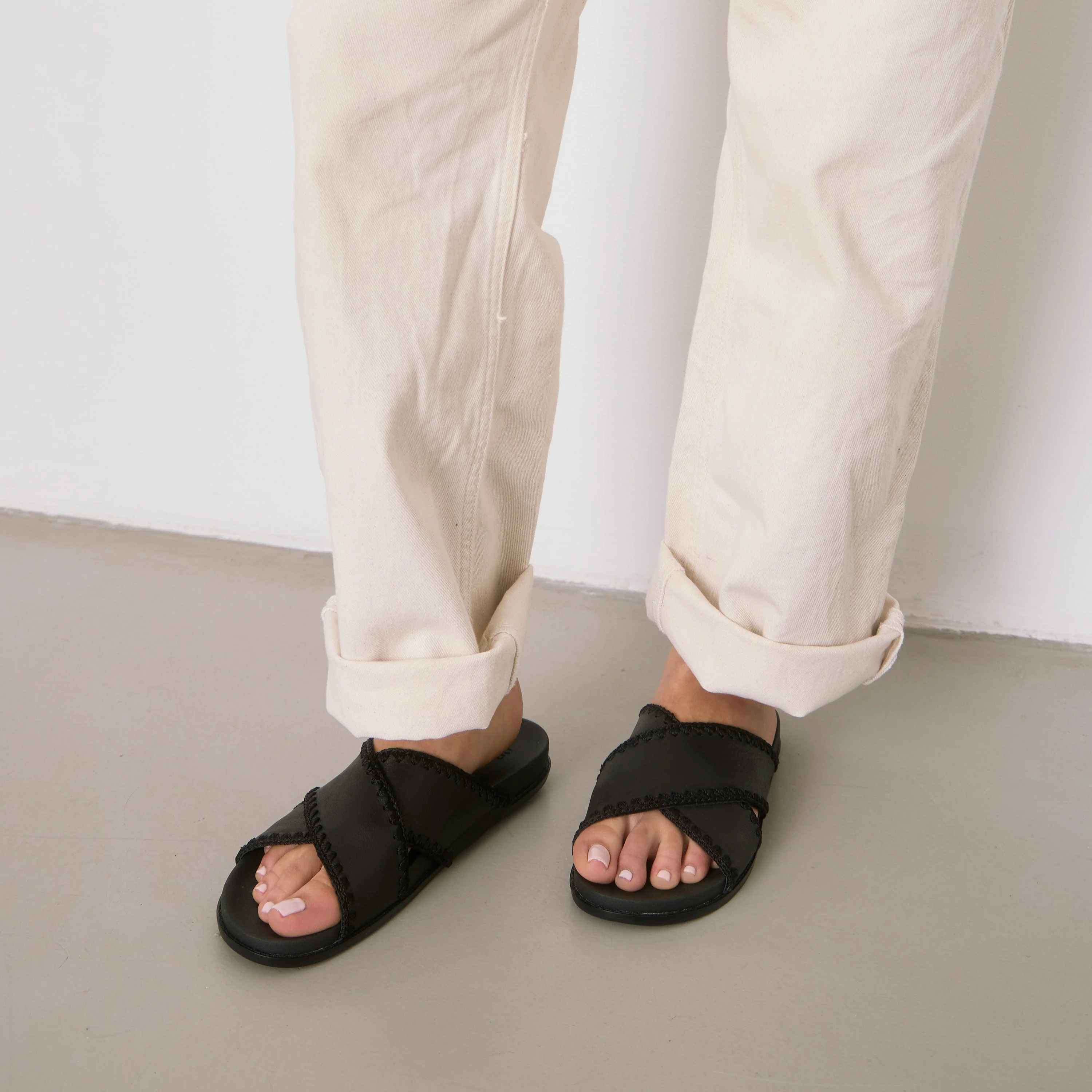 Penelope Sandal - Leather - Black - Image 2