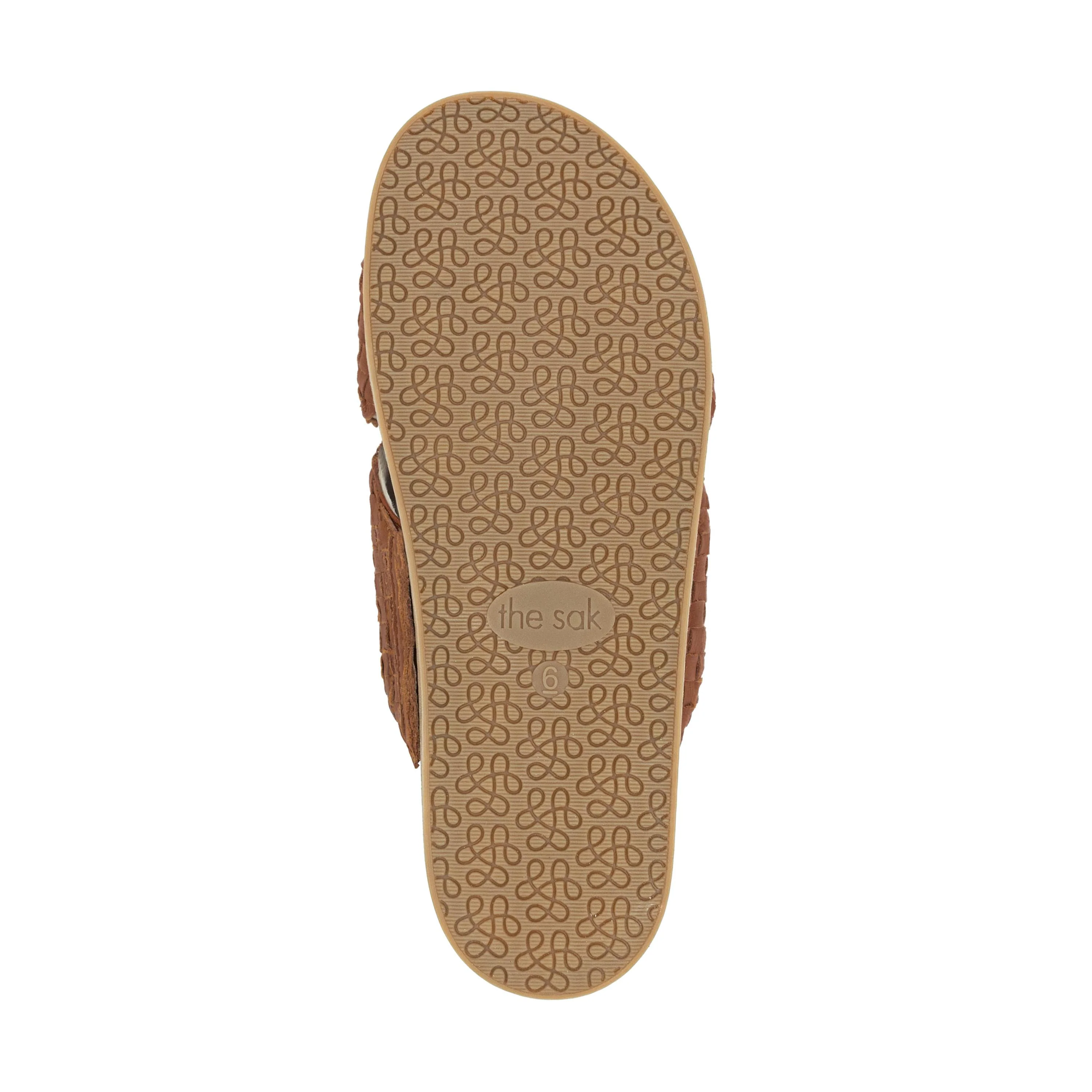 Penelope Sandal - Leather - Woven Cognac - Image 5