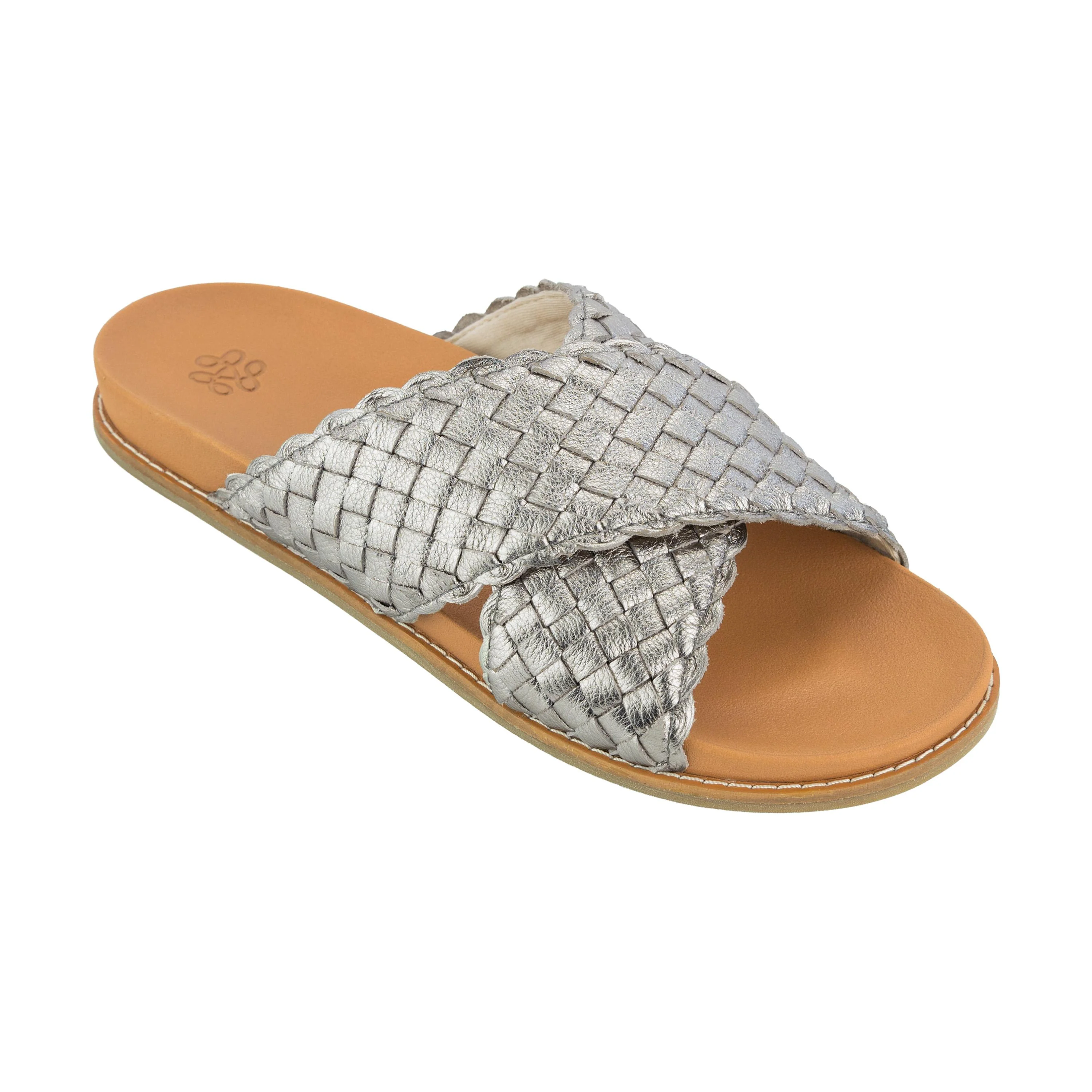 Penelope Sandal - Leather - Woven Pyrite - Image 3