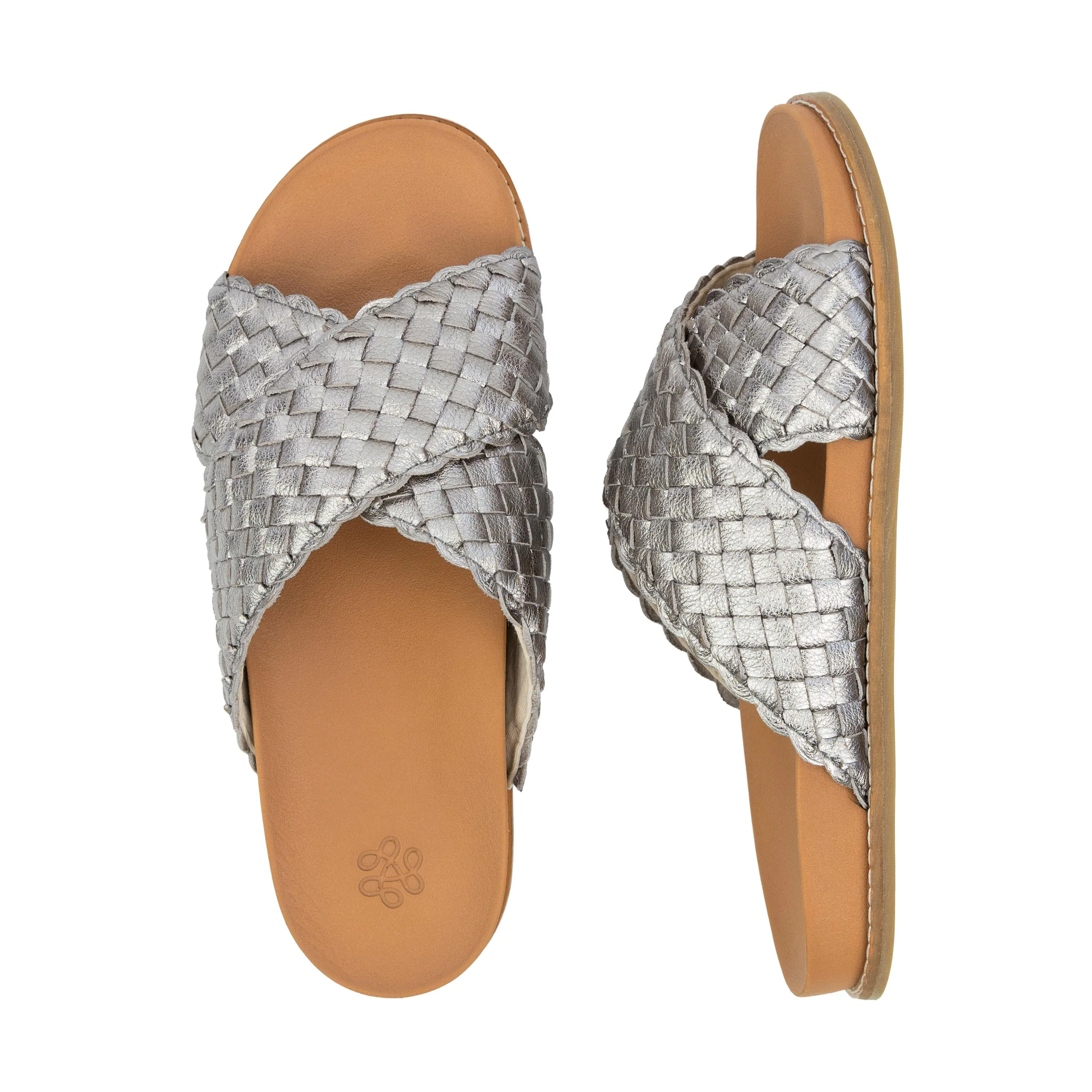 Penelope Sandal - Leather - Woven Pyrite - Image 5