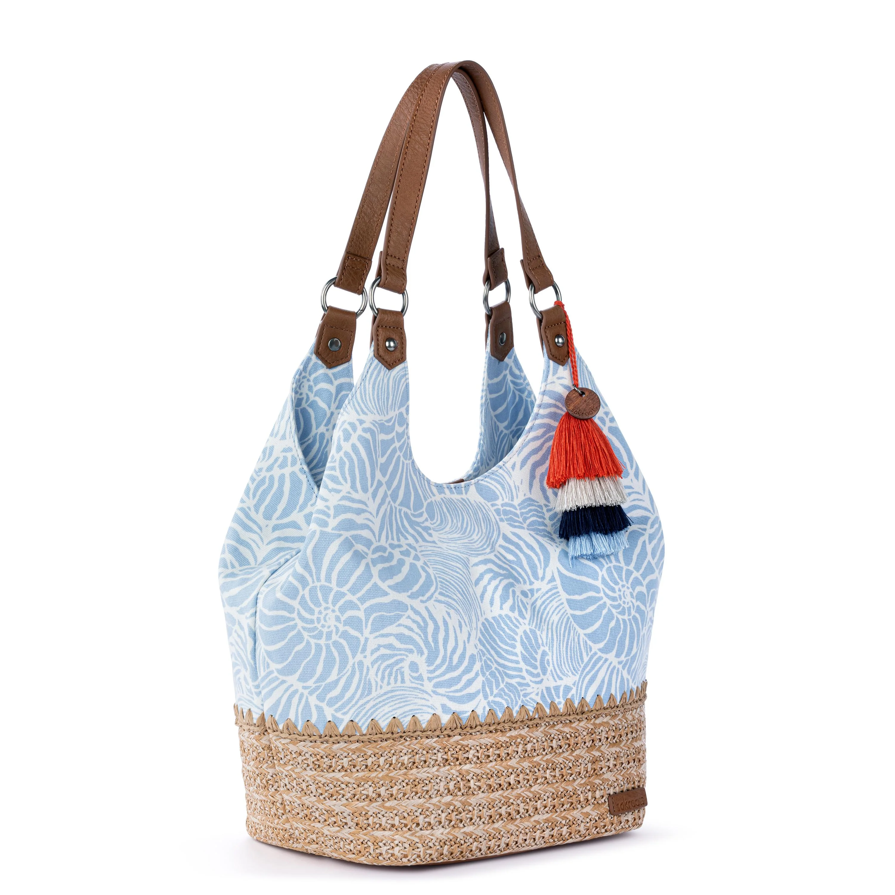 Roma Shopper - Canvas - Blue Aura Seashore - Image 2