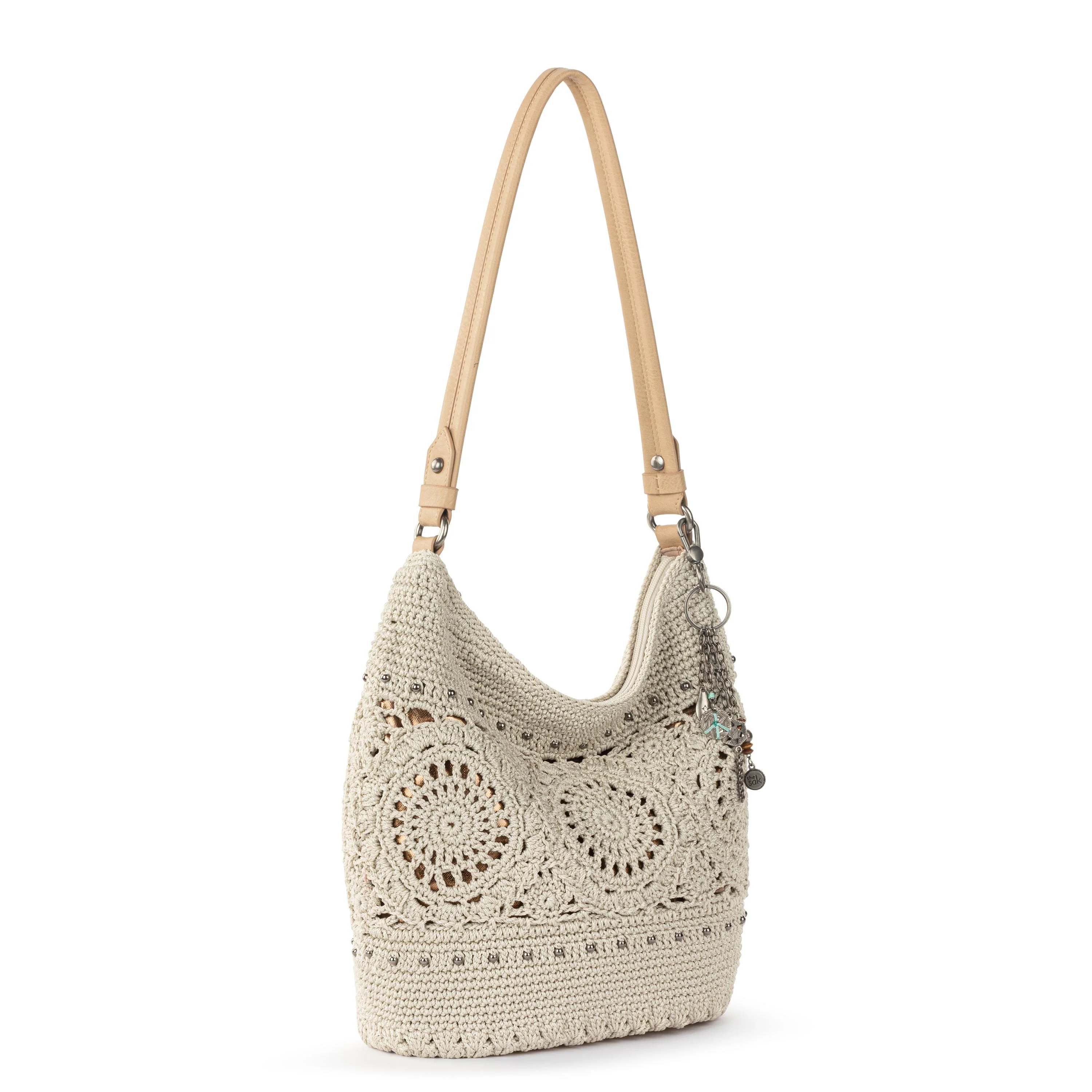Sequoia Hobo - Hand Crochet - Natural Medallion - Image 3
