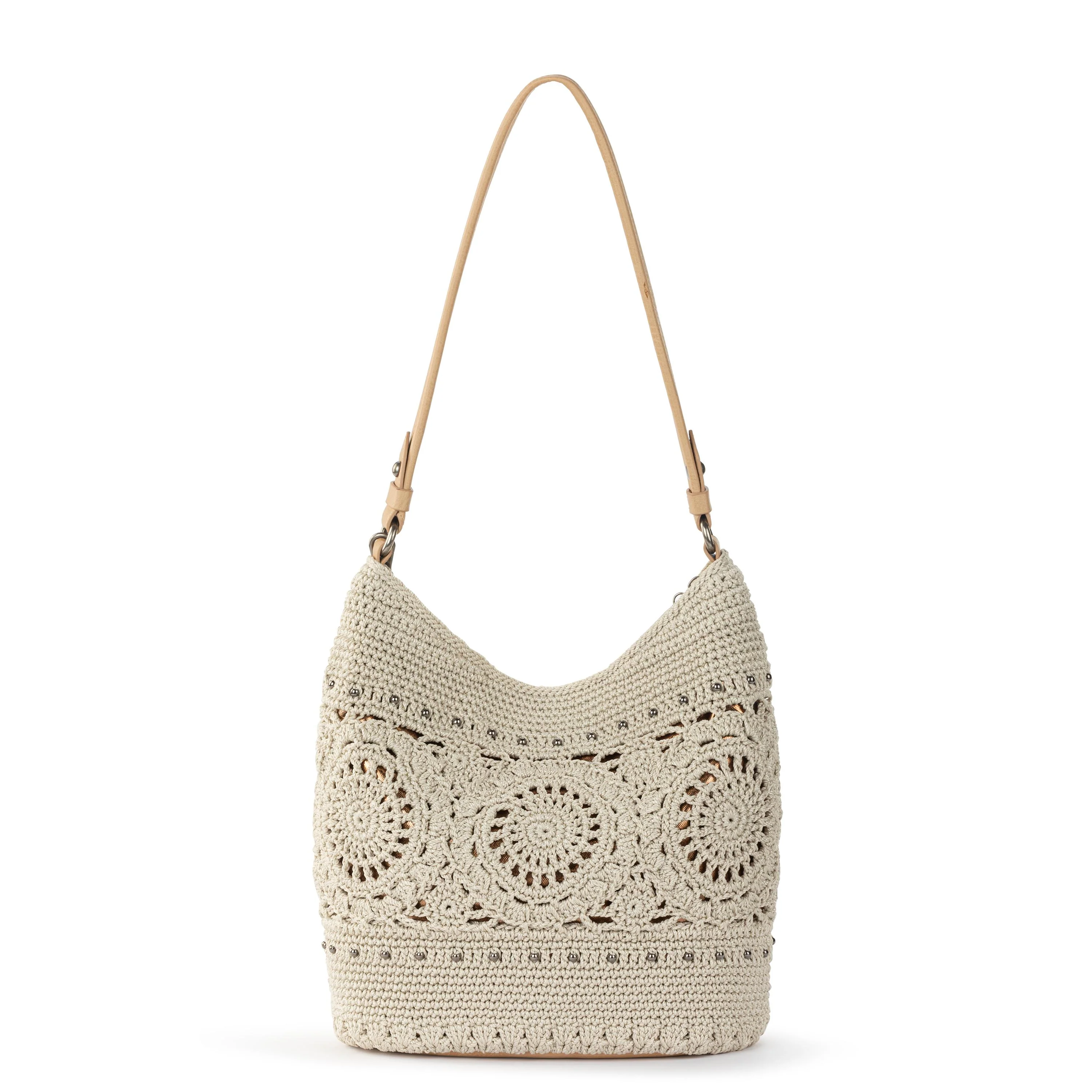 Sequoia Hobo - Hand Crochet - Natural Medallion - Image 5