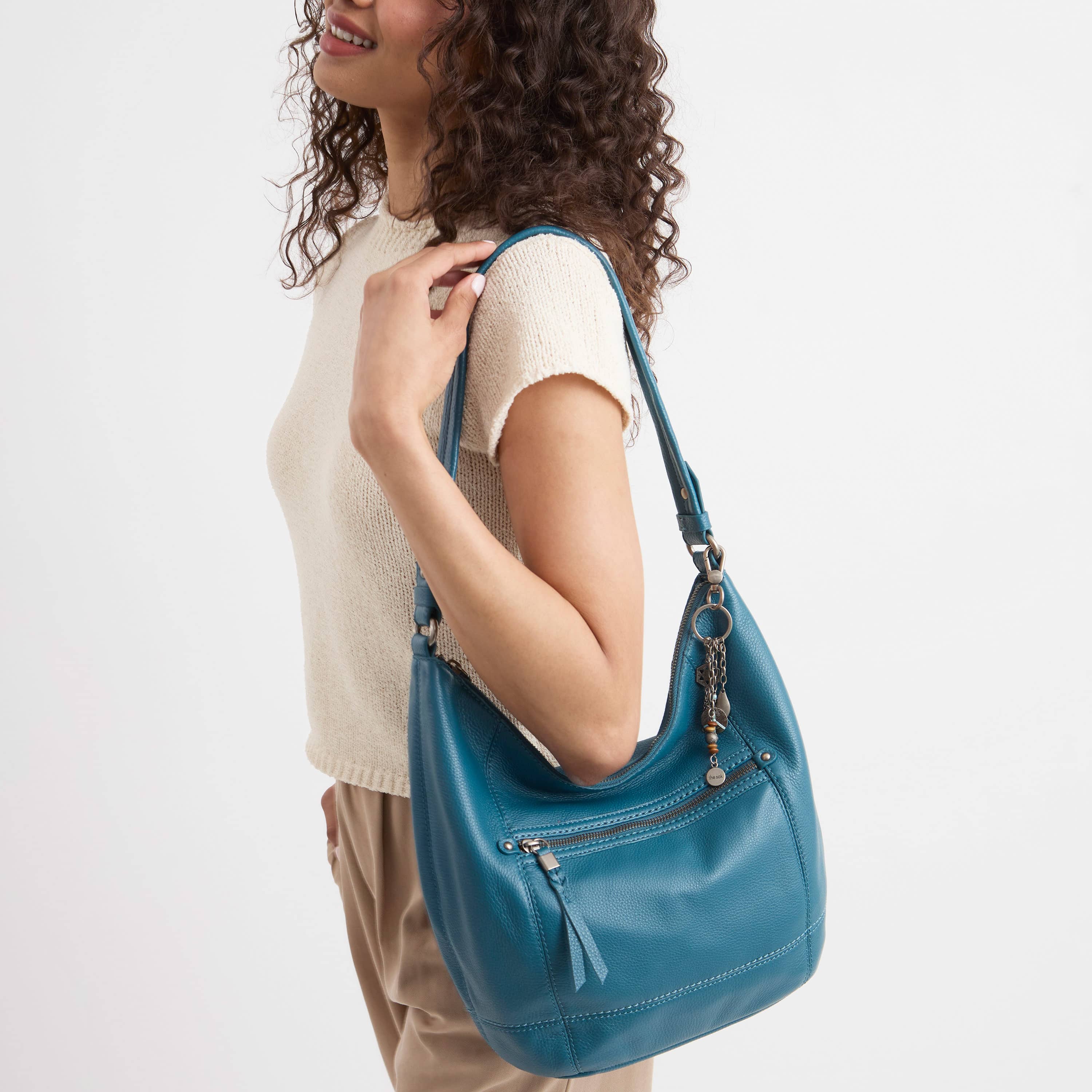 Sequoia Hobo - Leather - Deep Teal - Image 2