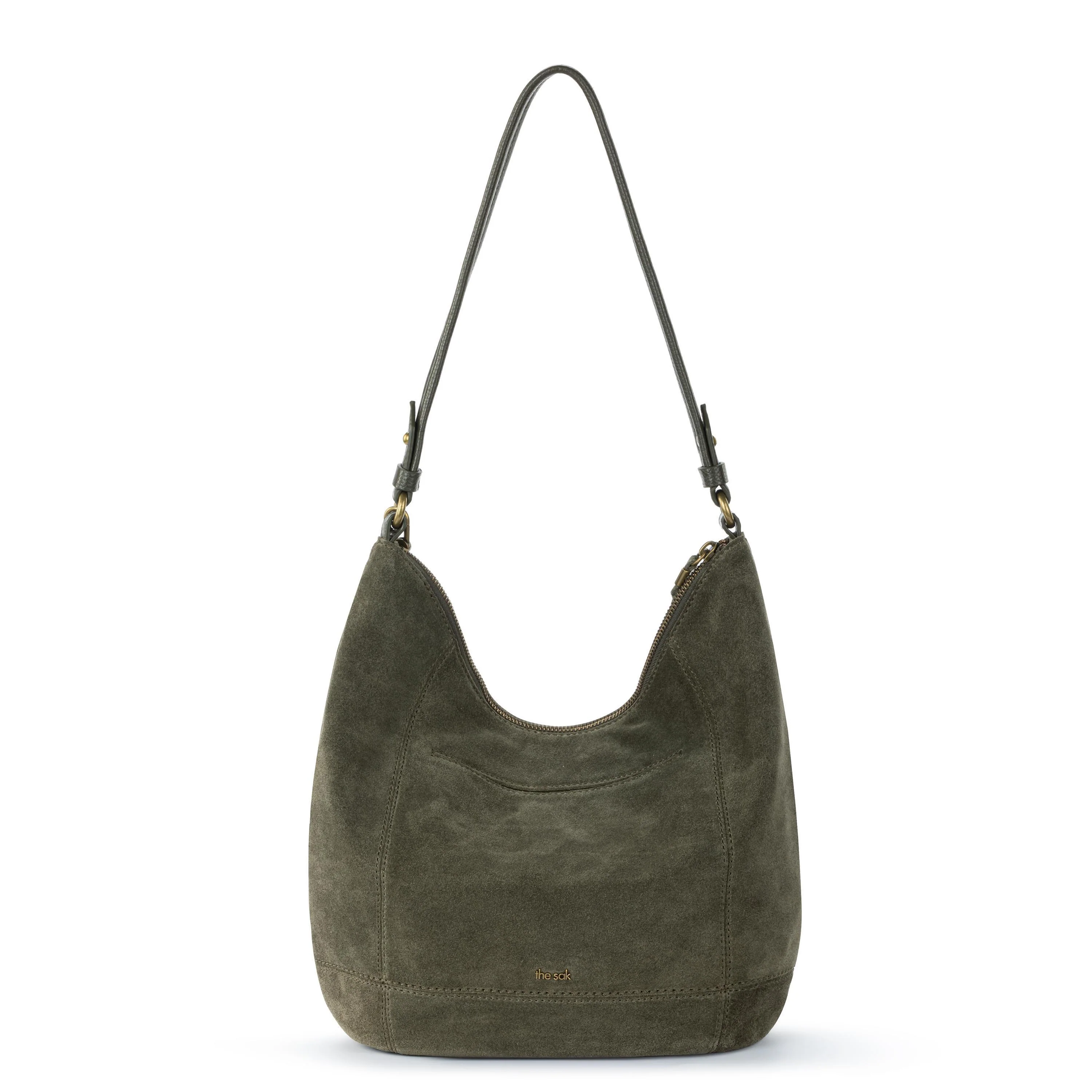 Sequoia Hobo - Leather - Moss Suede - Image 4