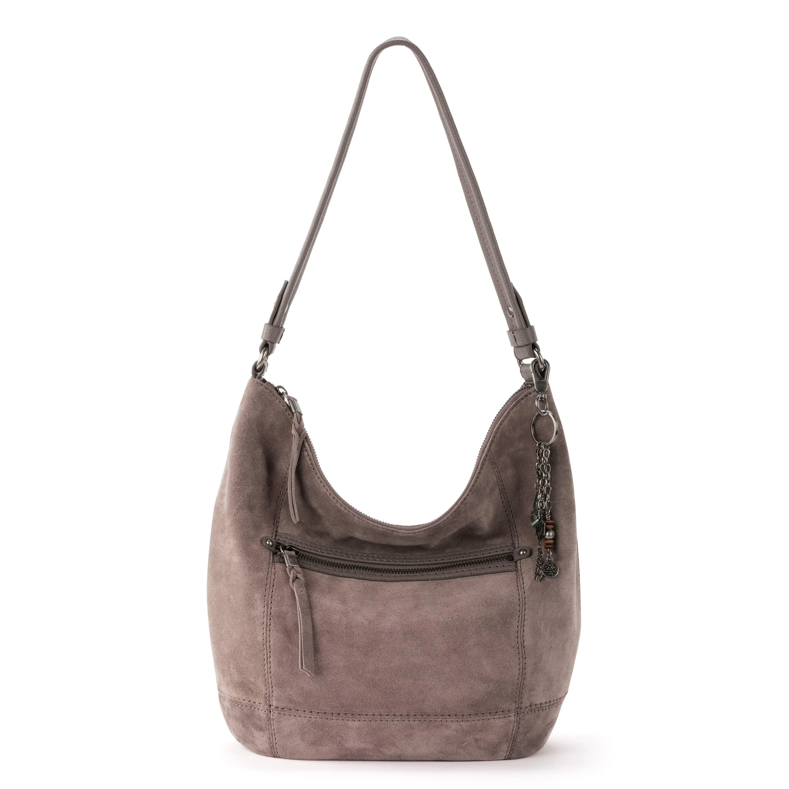 Sequoia Hobo - Leather - Mushroom Suede