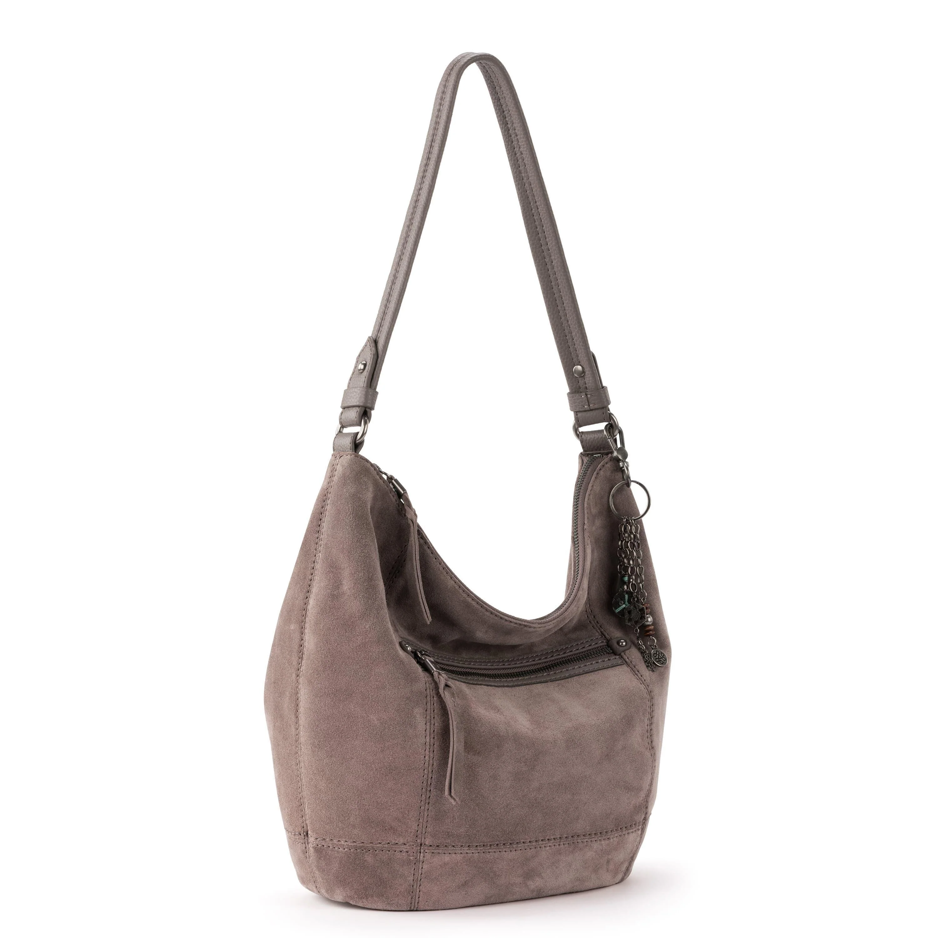 Sequoia Hobo - Leather - Mushroom Suede - Image 3