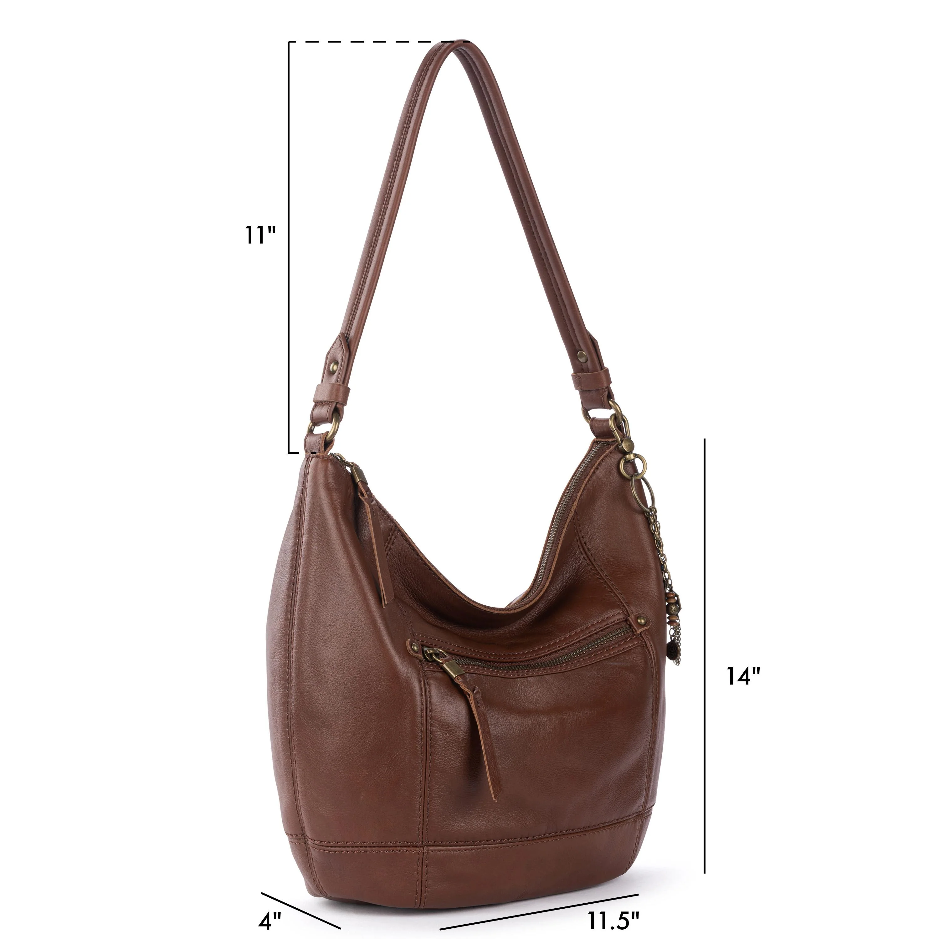 Sequoia Hobo - Leather - Whiskey - Image 5