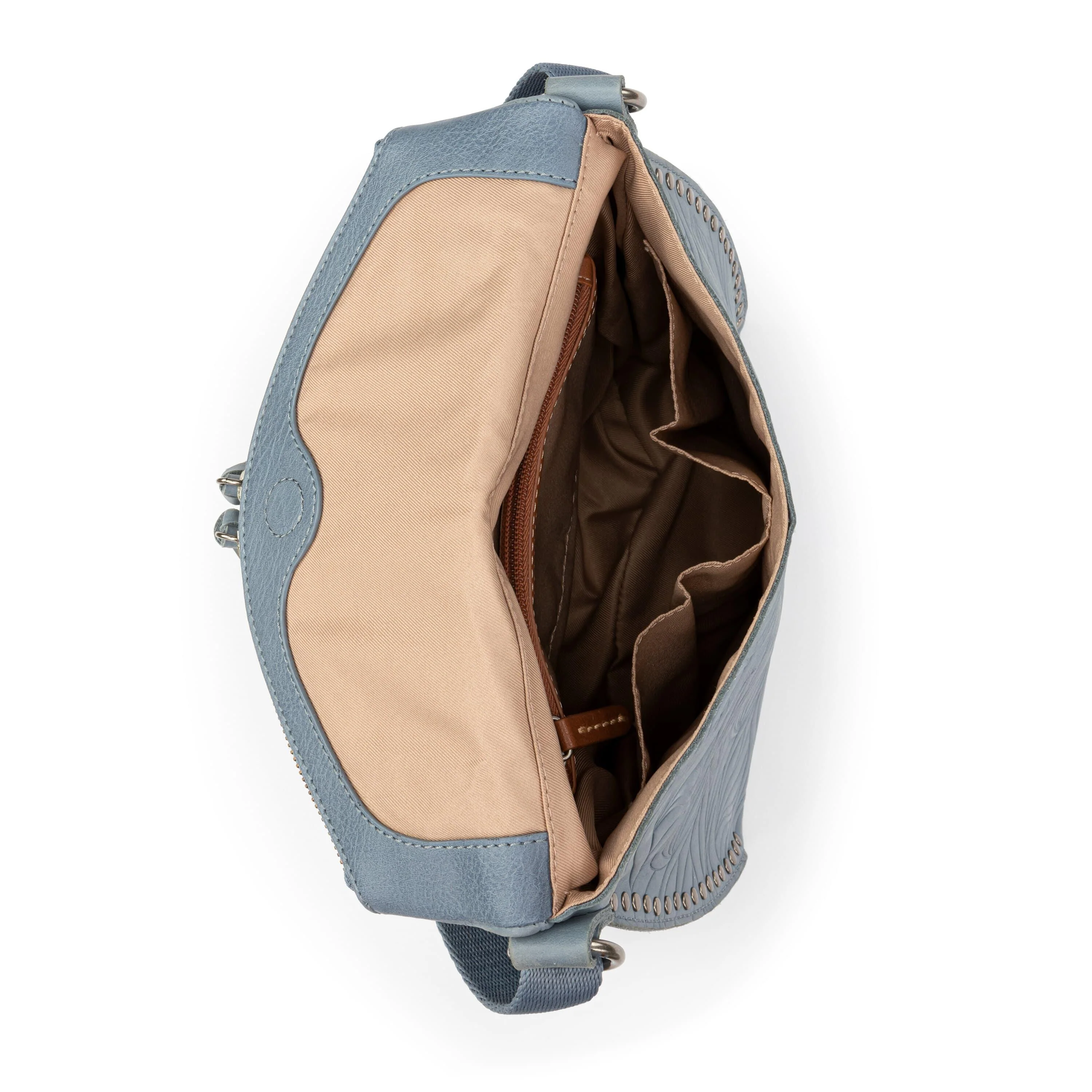 Silverlake Flap Crossbody - Leather - Maritime Wave Embossed - Image 5
