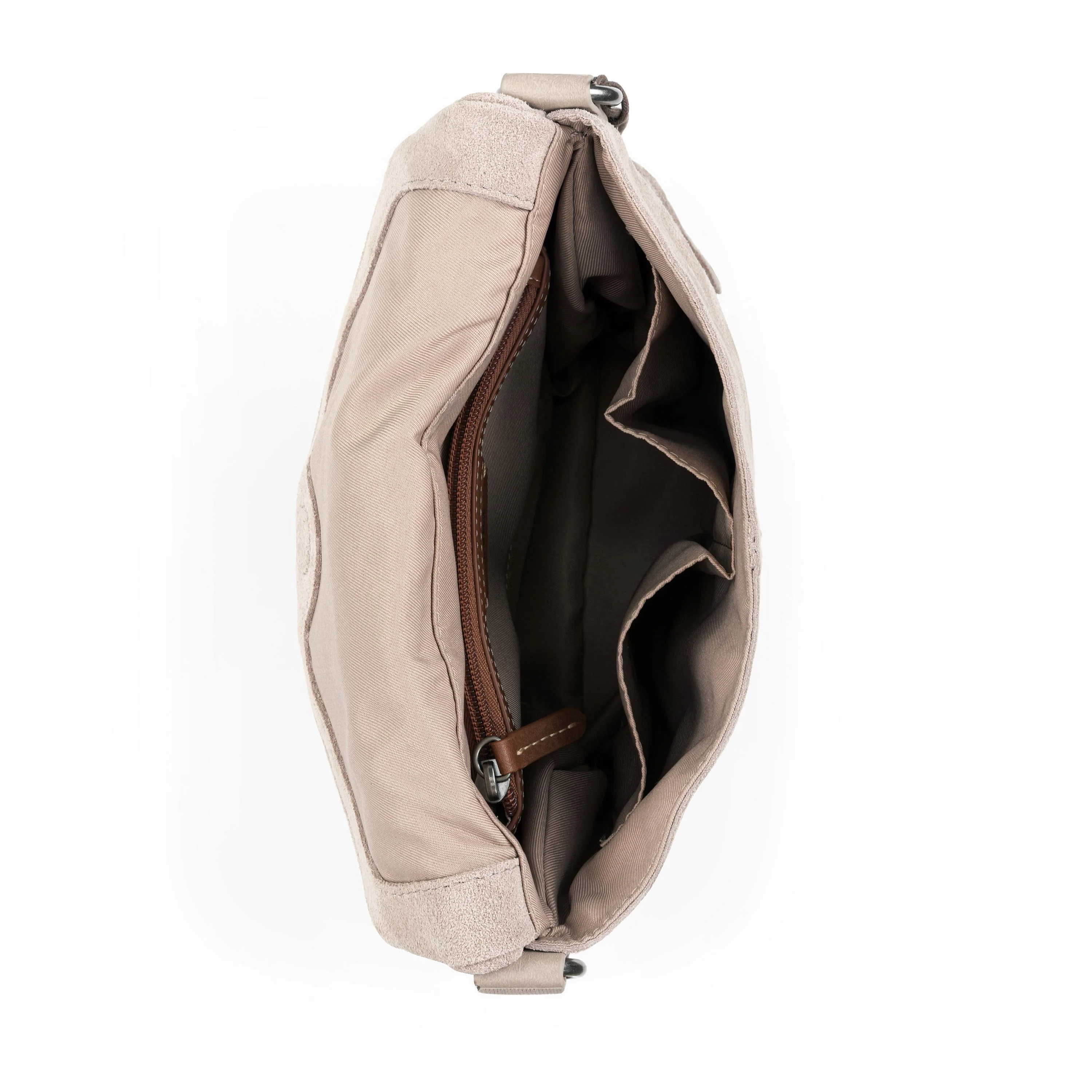 Silverlake Flap Crossbody - Leather - Sand Suede - Image 4