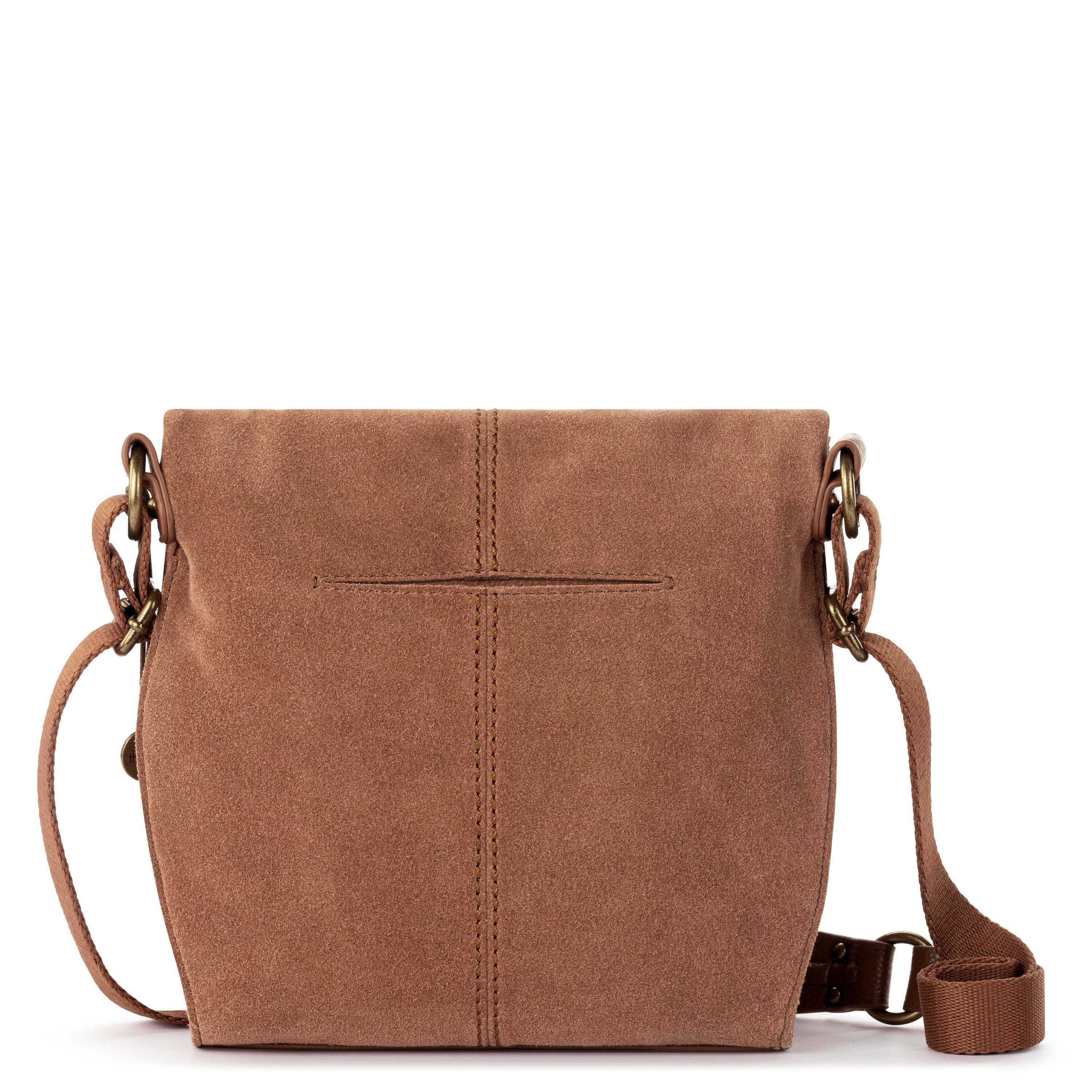 Silverlake Flap Crossbody - Leather - Tobacco Suede - Image 5