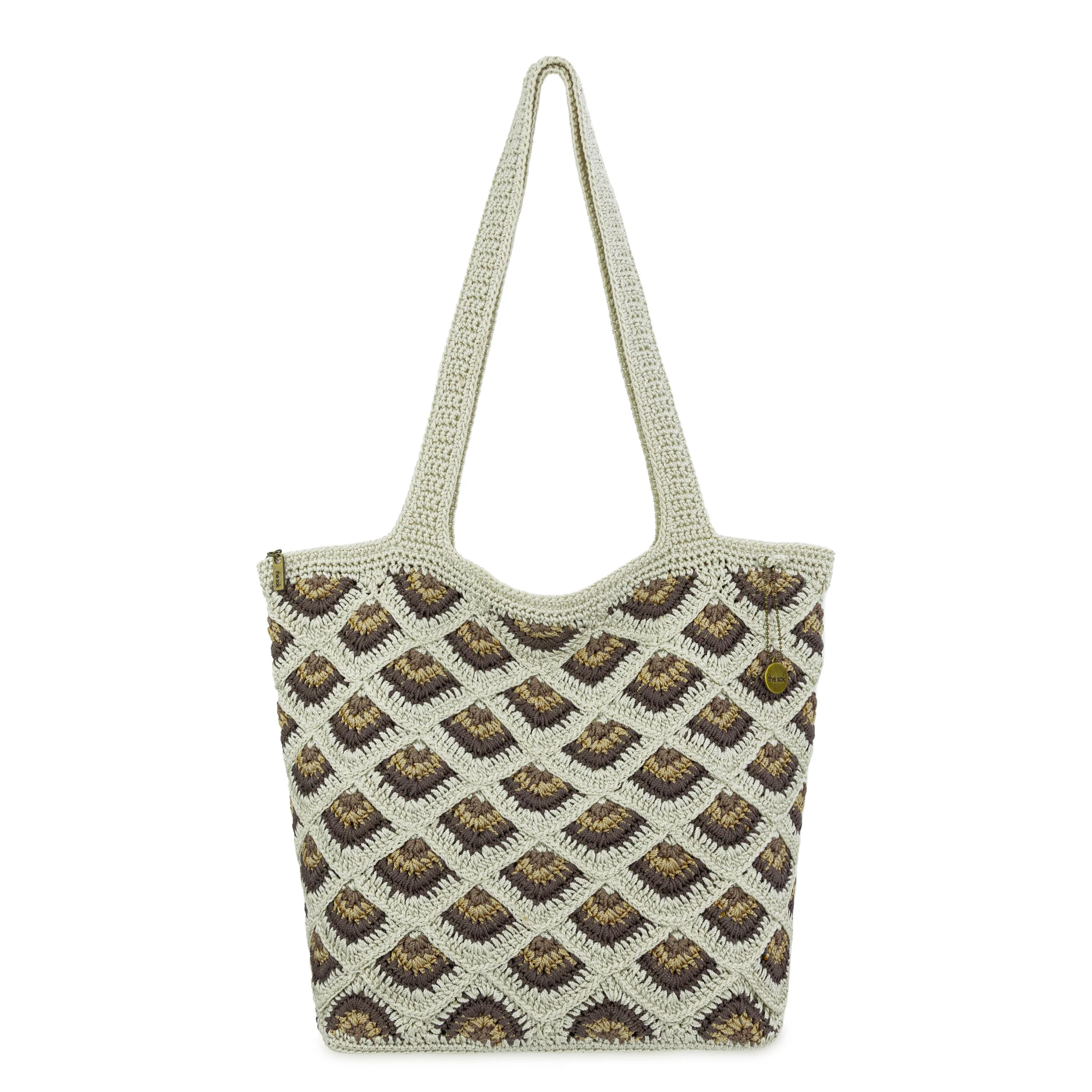 Sola Carryall Tote - Hand Crochet - Natural Mermaid
