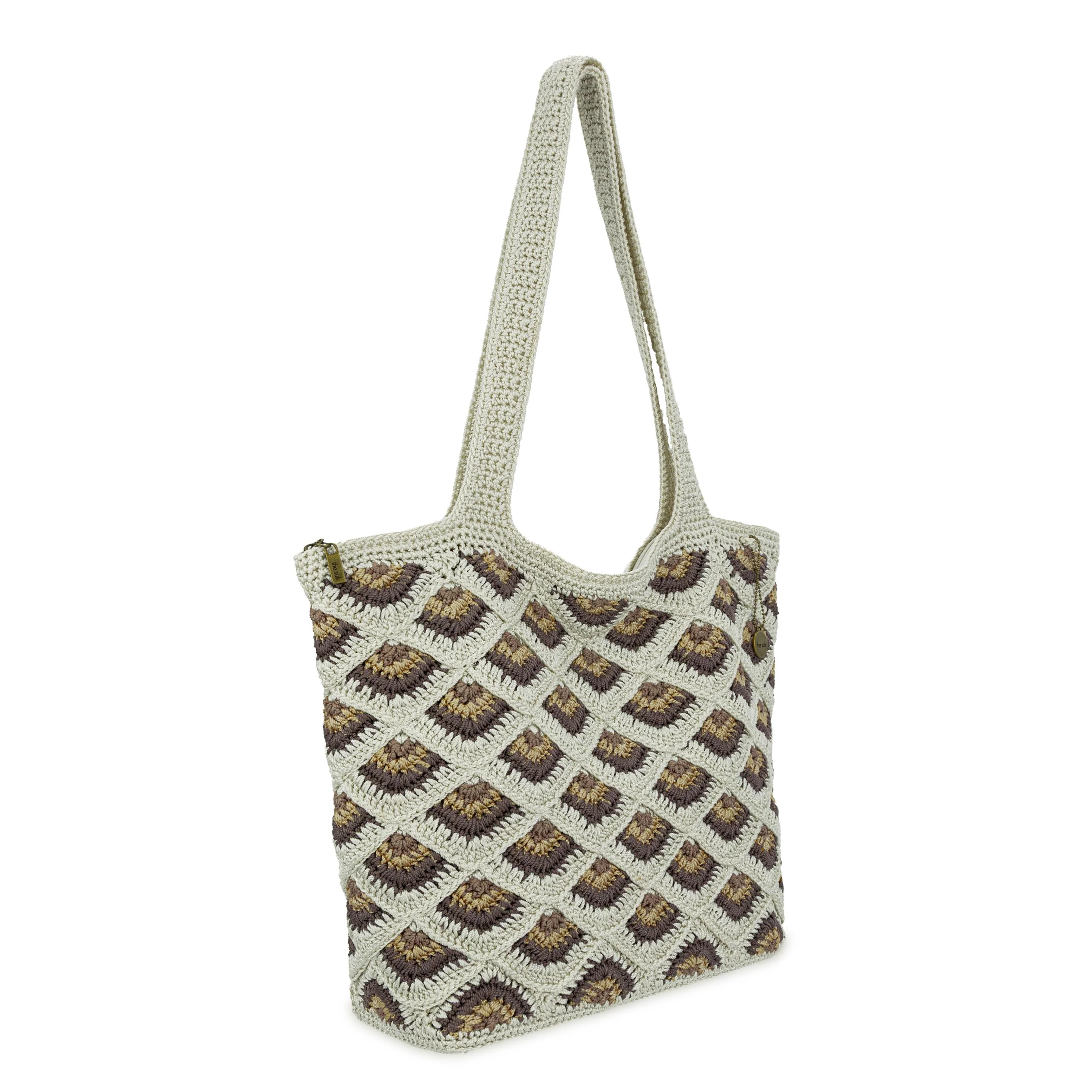 Sola Carryall Tote - Hand Crochet - Natural Mermaid - Image 3