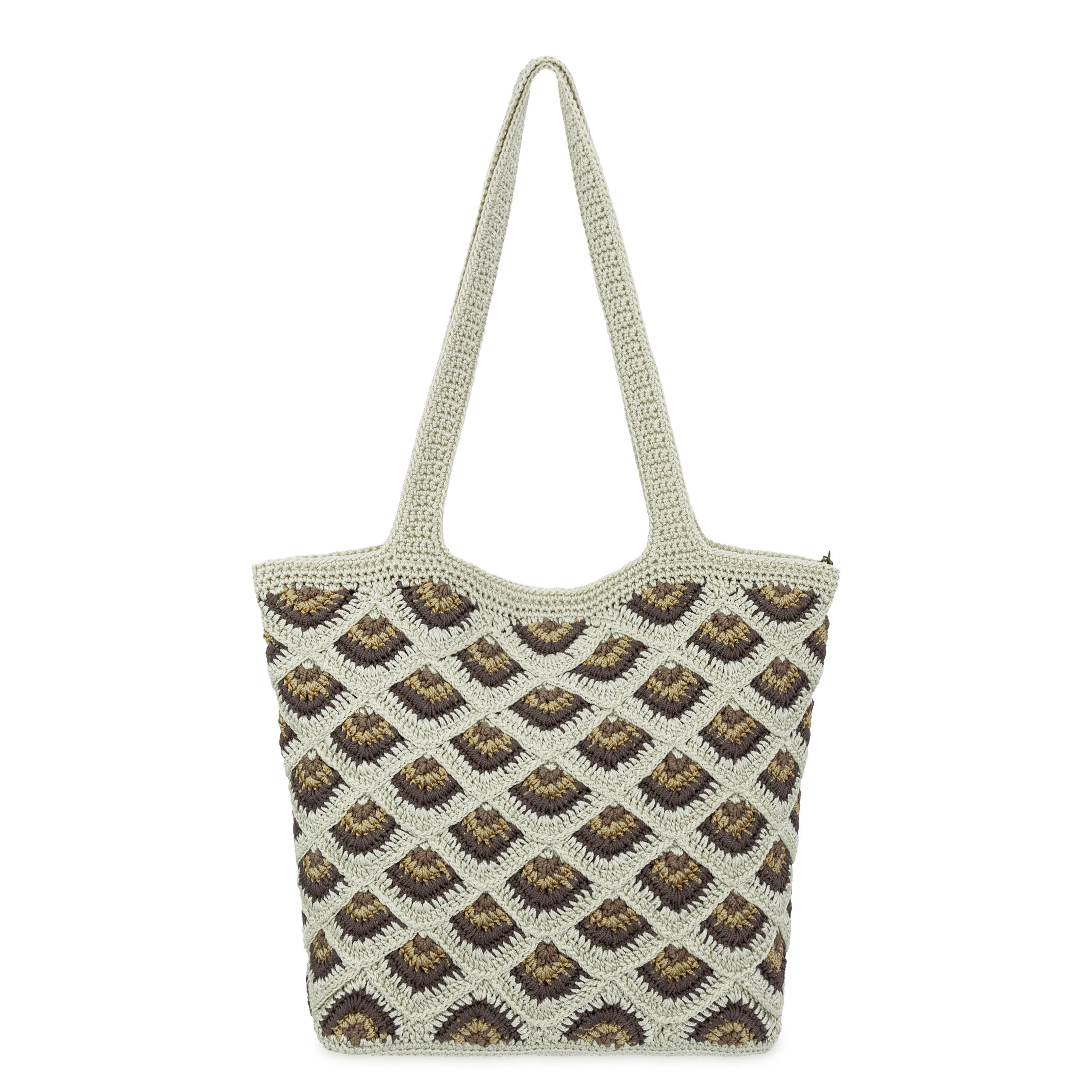 Sola Carryall Tote - Hand Crochet - Natural Mermaid - Image 5