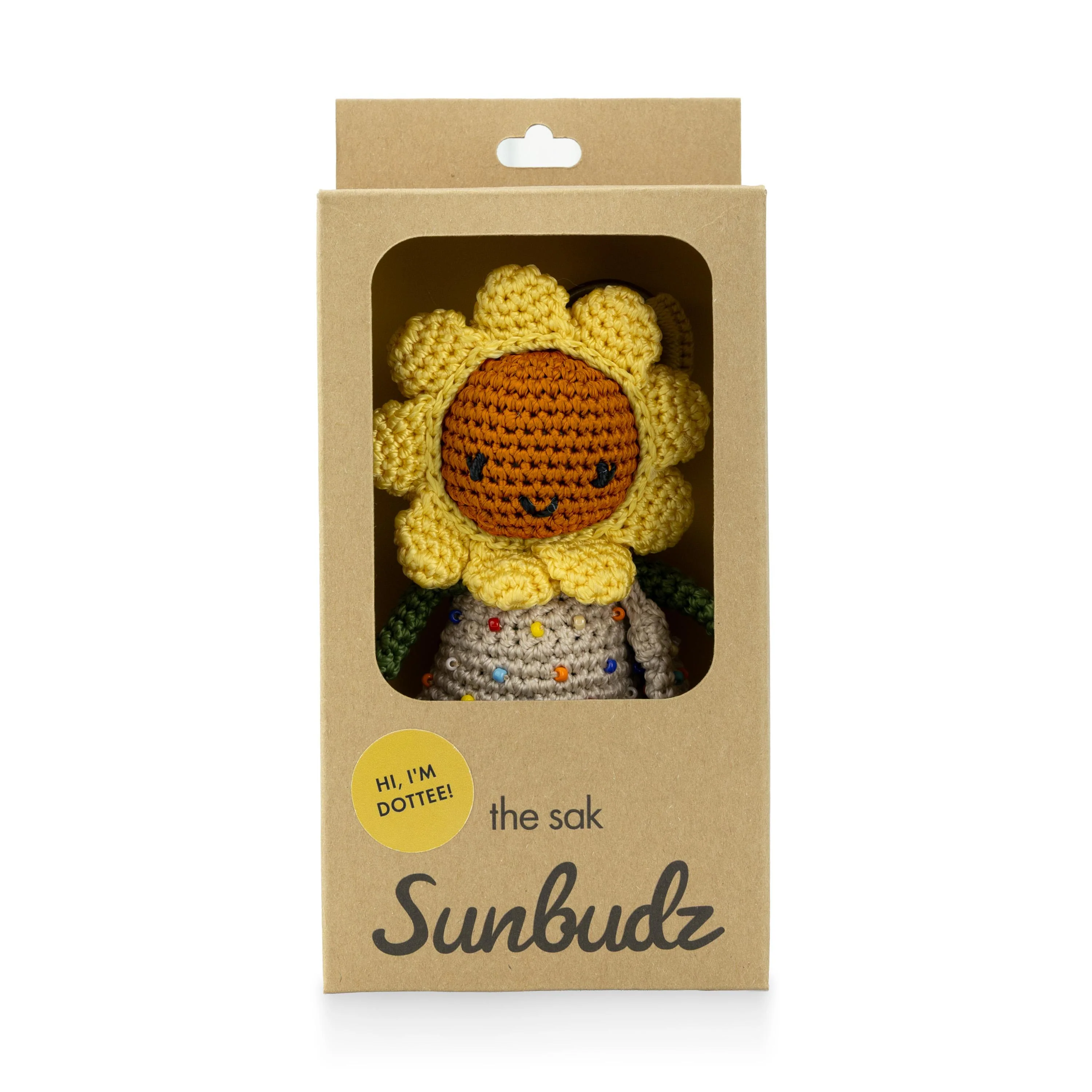 Sunbudz Sunflower Dangle - Hand Crochet - Dottee - Image 2