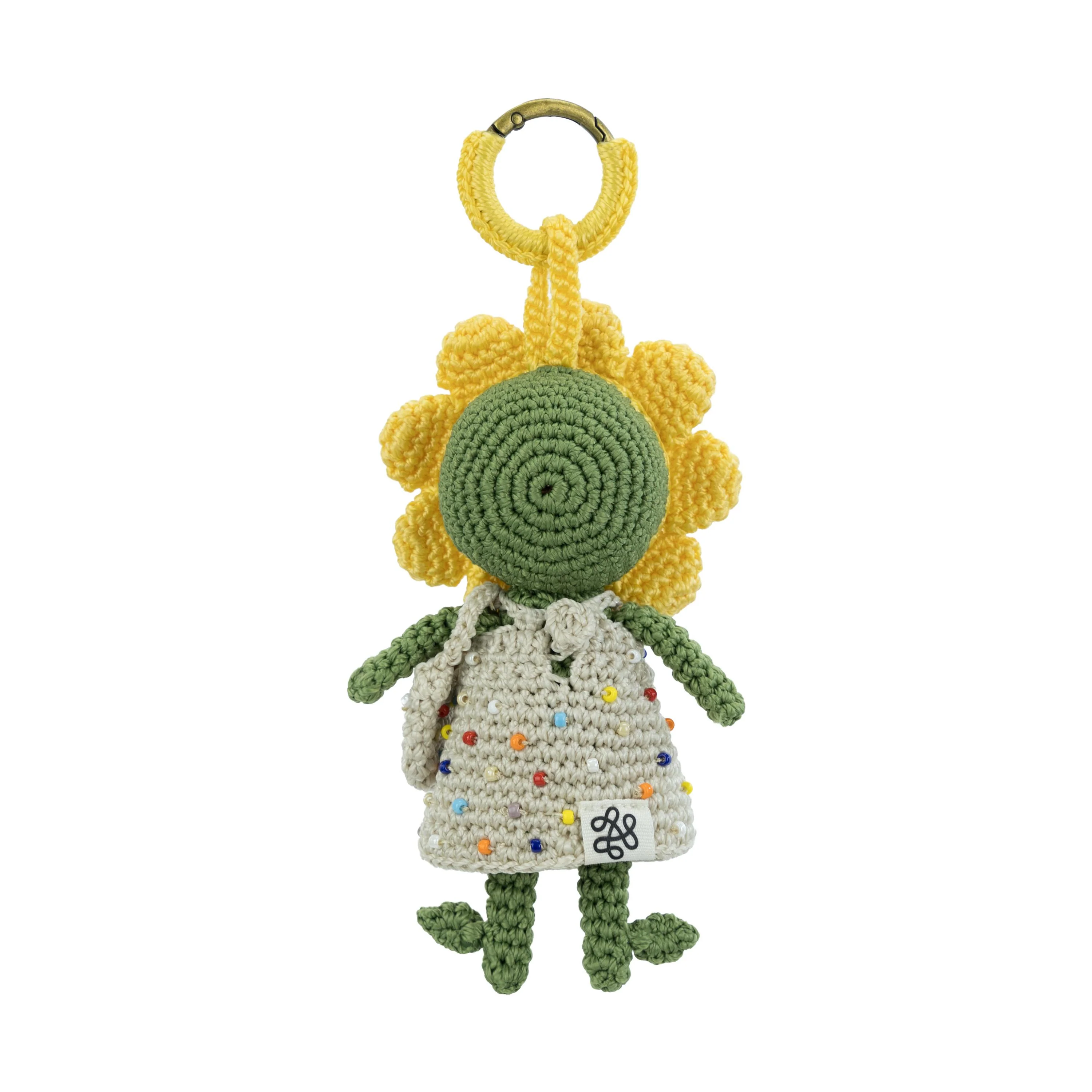 Sunbudz Sunflower Dangle - Hand Crochet - Dottee - Image 3