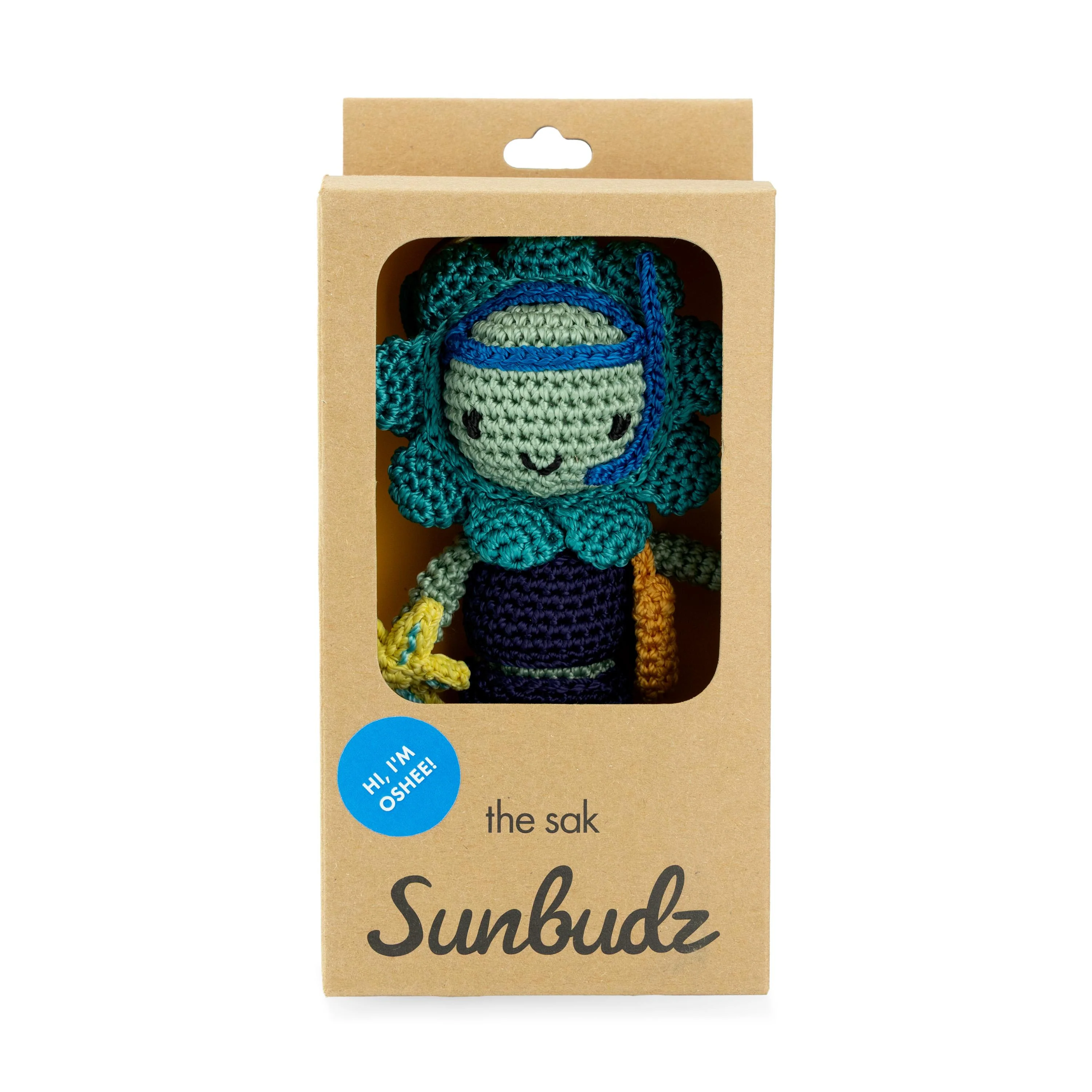 Sunbudz Sunflower Dangle - Hand Crochet - Oshee - Image 3